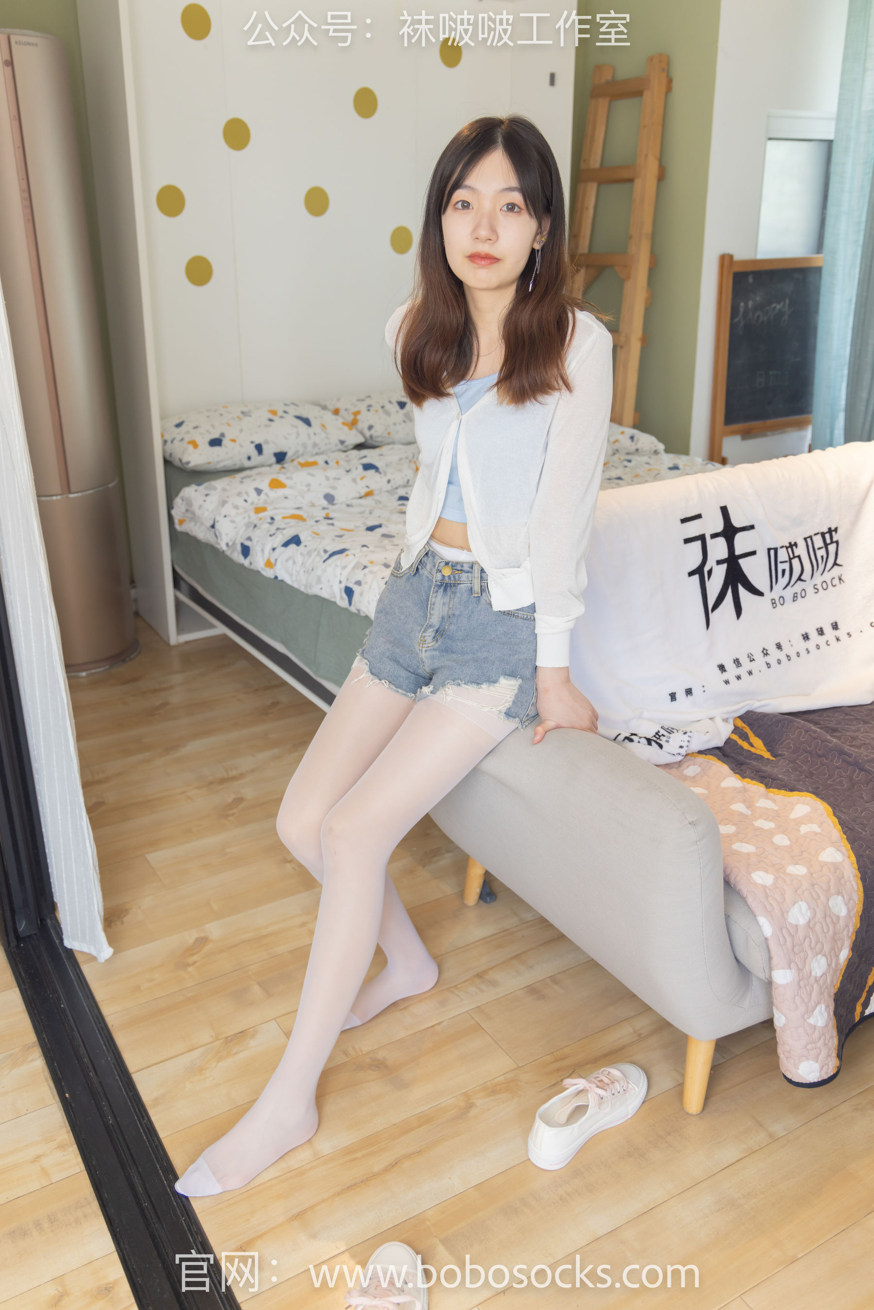 BoBoSocks袜啵啵 No.102 小甜豆-板鞋、白丝