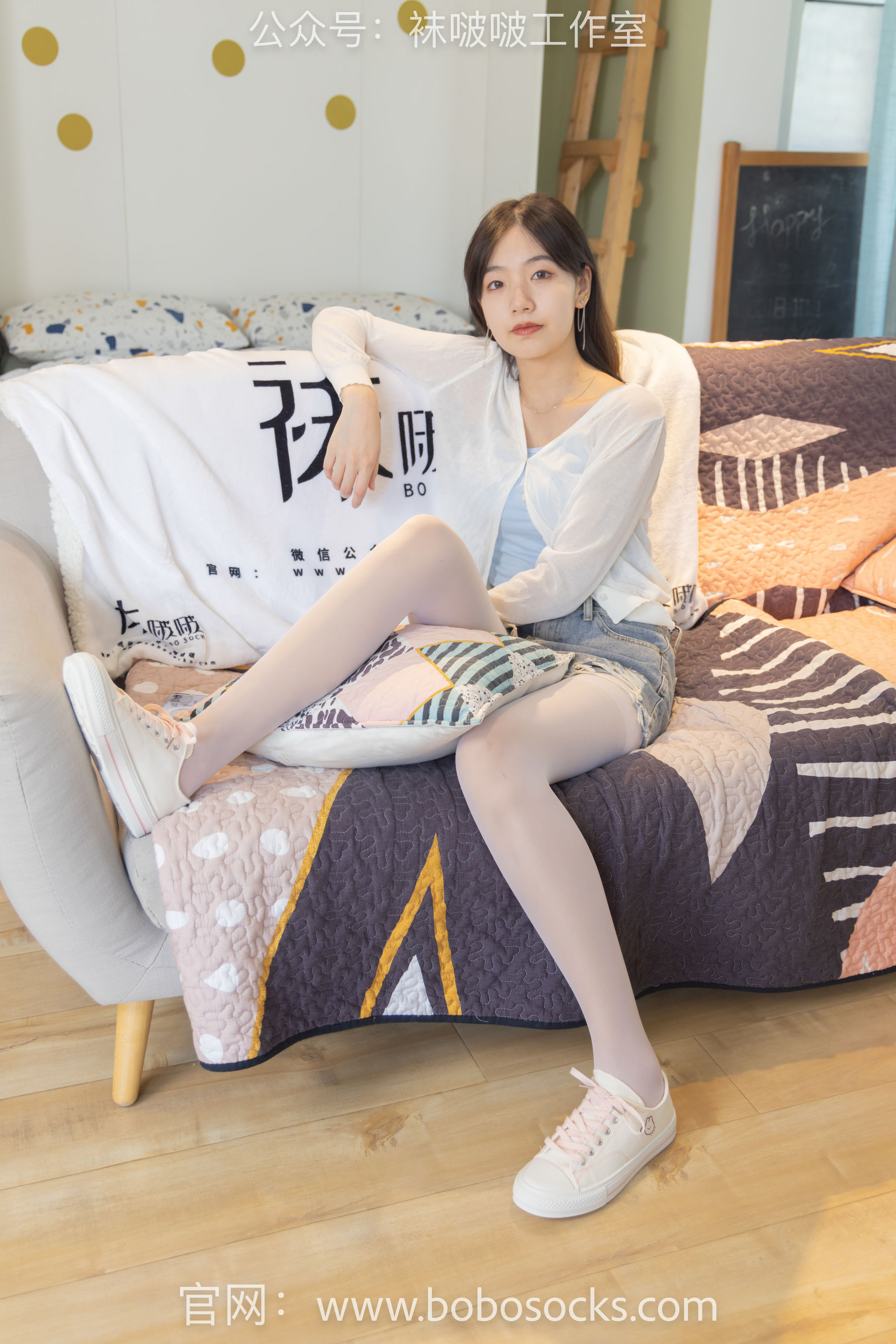 BoBoSocks袜啵啵 No.102 小甜豆-板鞋、白丝