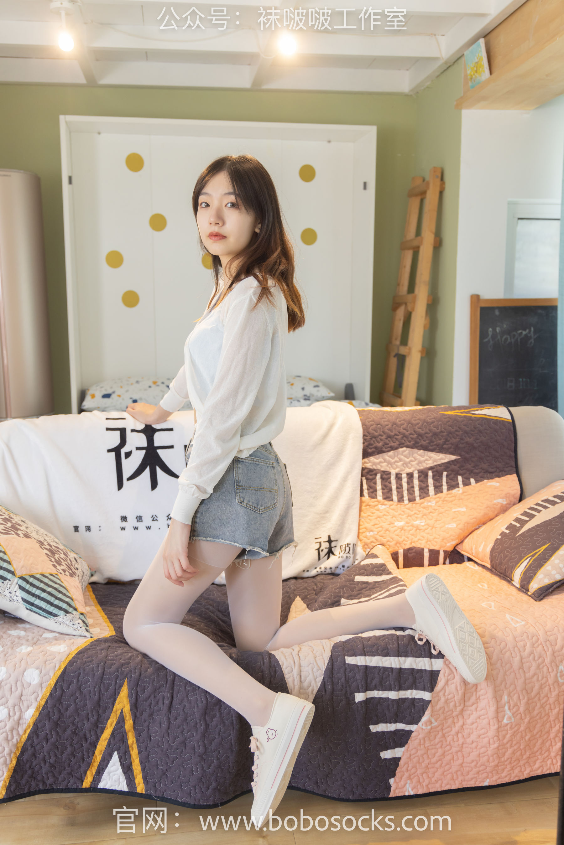 BoBoSocks袜啵啵 No.102 小甜豆-板鞋、白丝