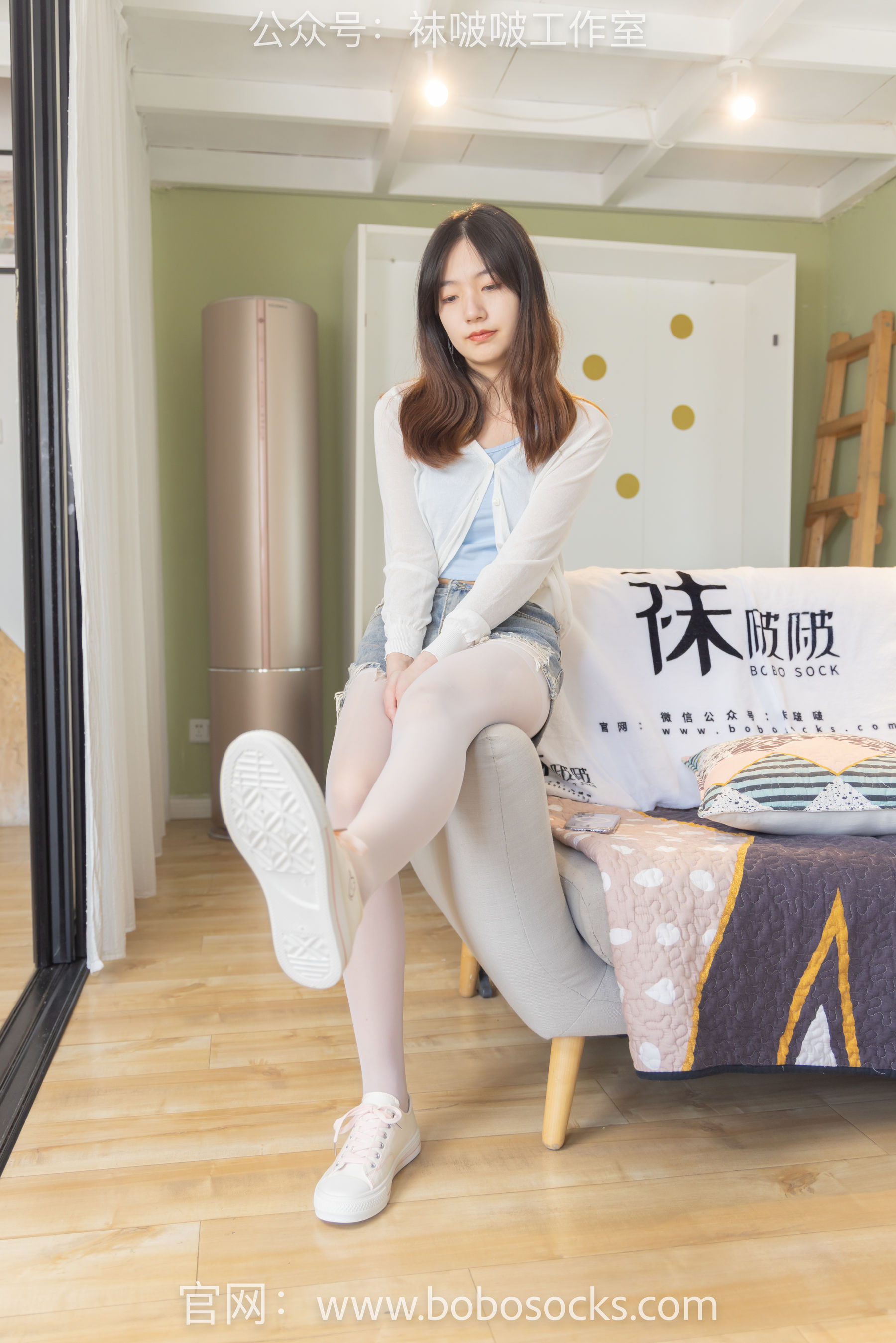 BoBoSocks袜啵啵 No.102 小甜豆-板鞋、白丝