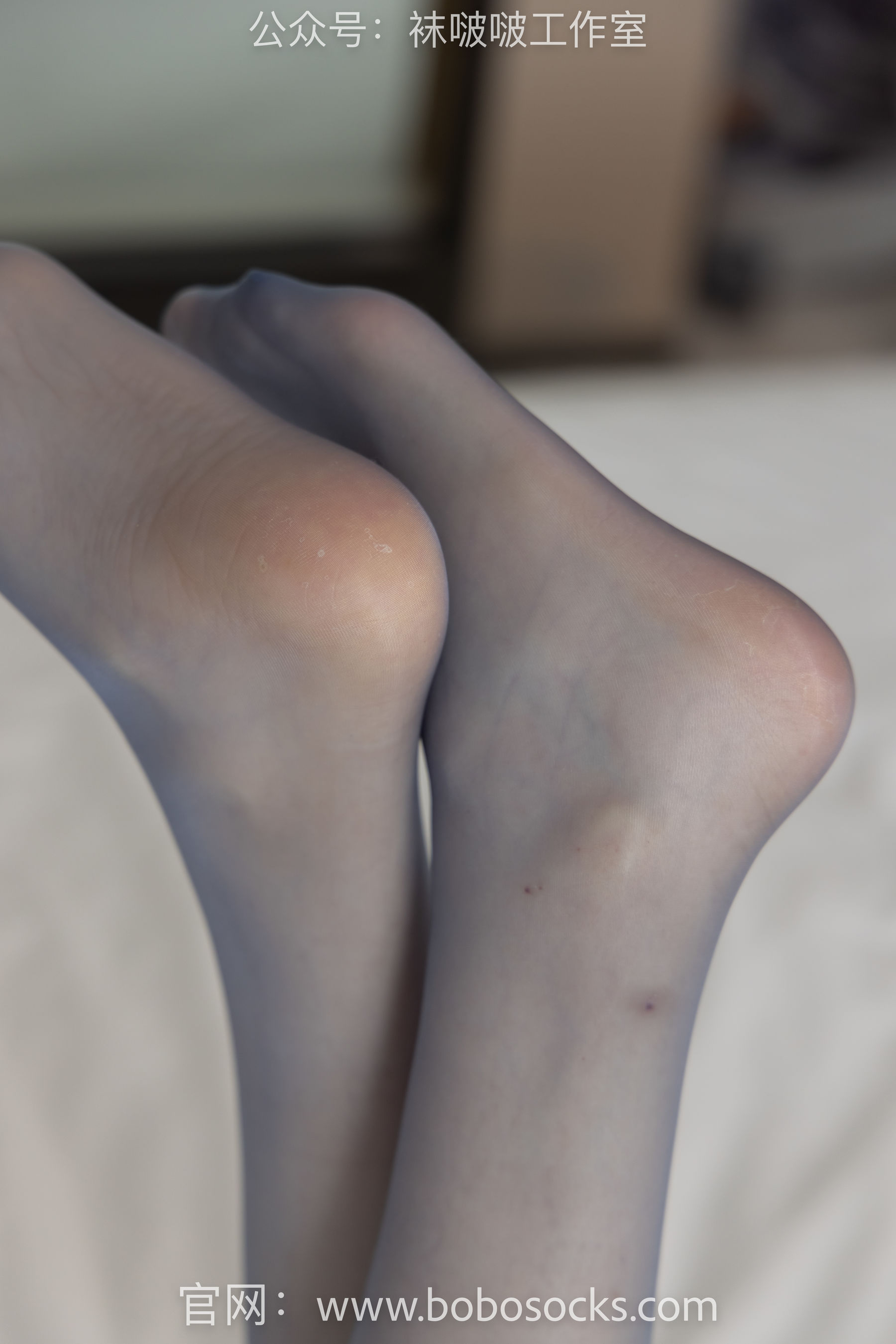 BoBoSocks袜啵啵 No.105 小甜豆-空姐制服、高跟鞋、蓝色丝袜