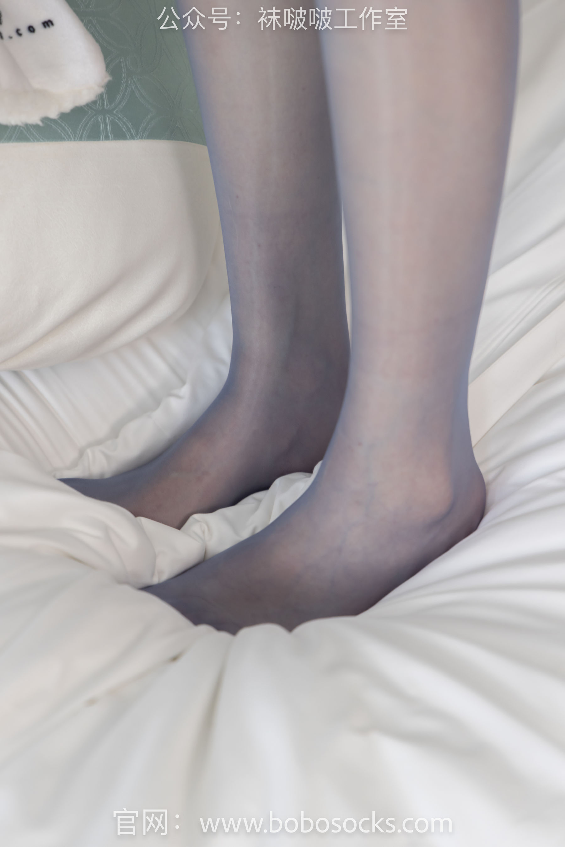 BoBoSocks袜啵啵 No.105 小甜豆-空姐制服、高跟鞋、蓝色丝袜