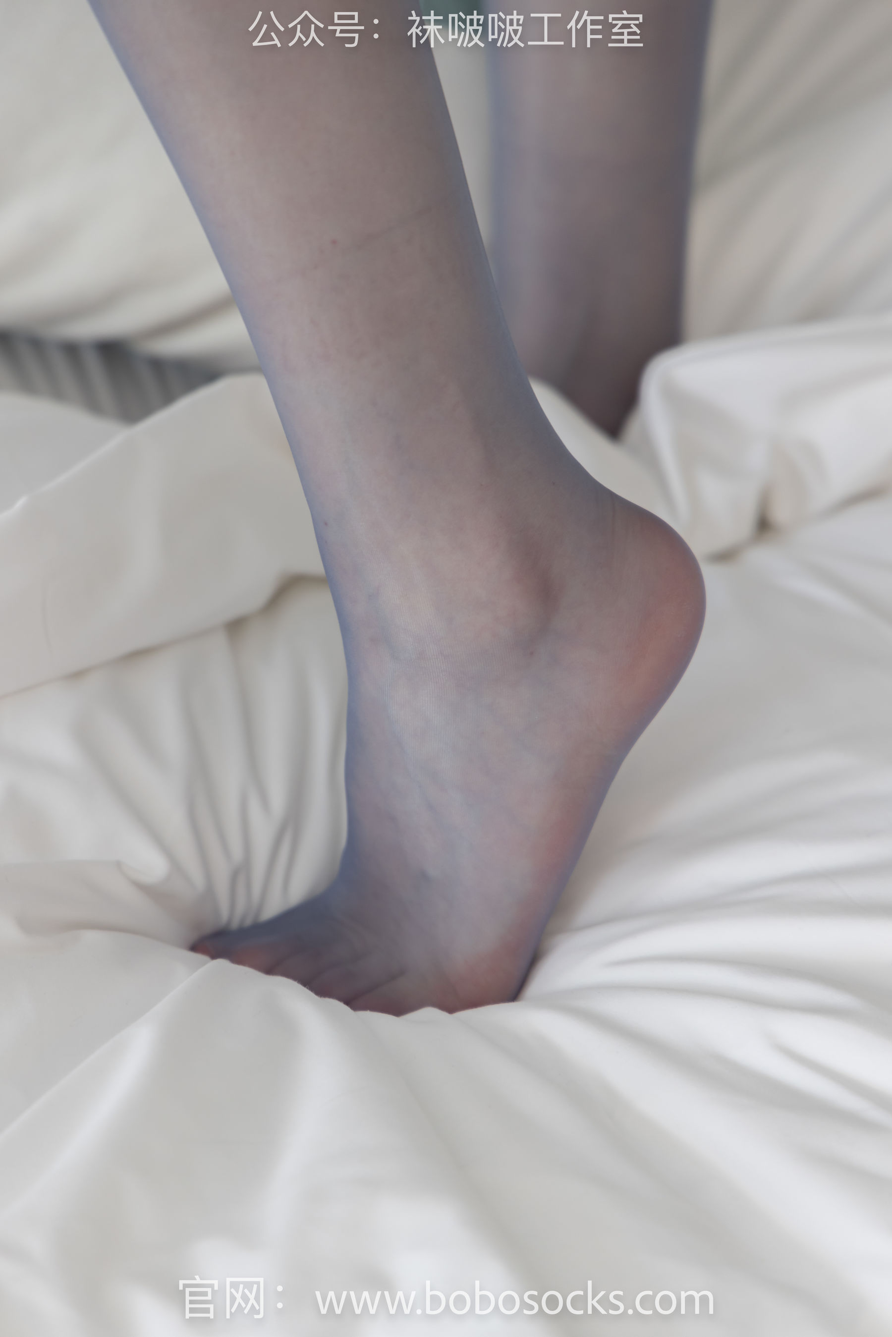 BoBoSocks袜啵啵 No.105 小甜豆-空姐制服、高跟鞋、蓝色丝袜