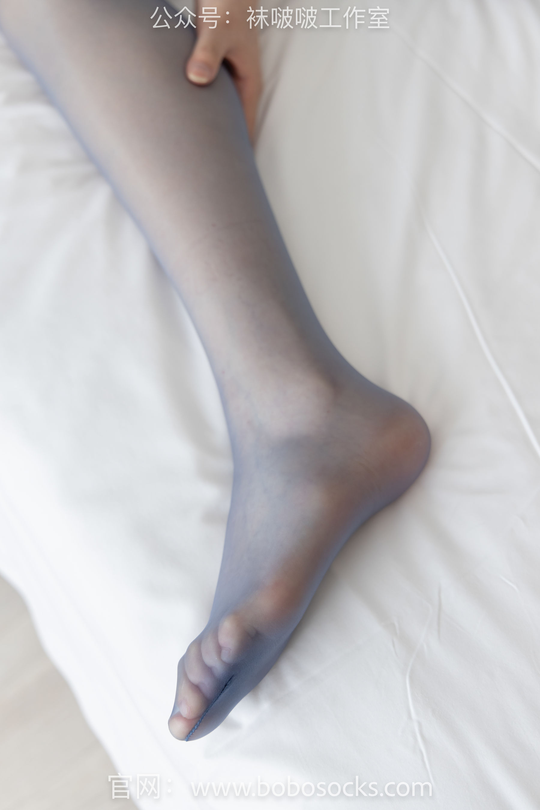 BoBoSocks袜啵啵 No.105 小甜豆-空姐制服、高跟鞋、蓝色丝袜