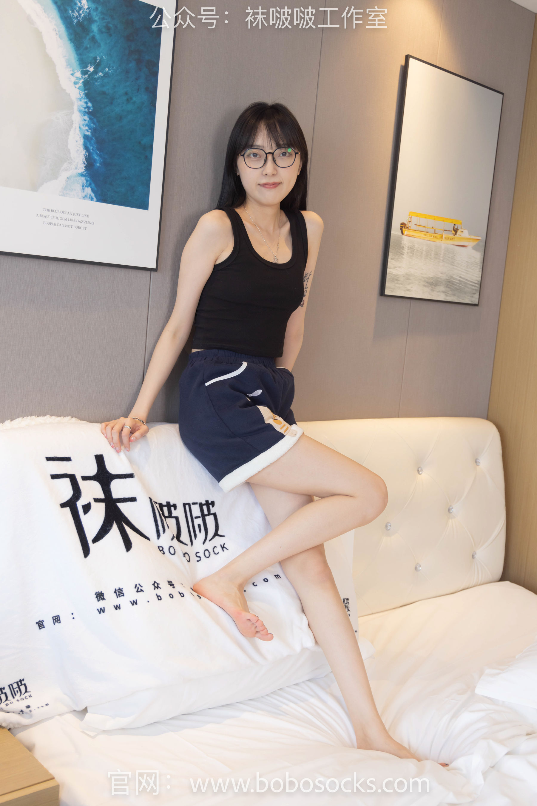 BoBoSocks袜啵啵 No.109 稚予-高跟鞋、裸足、裸足涂黑色指甲油剧情