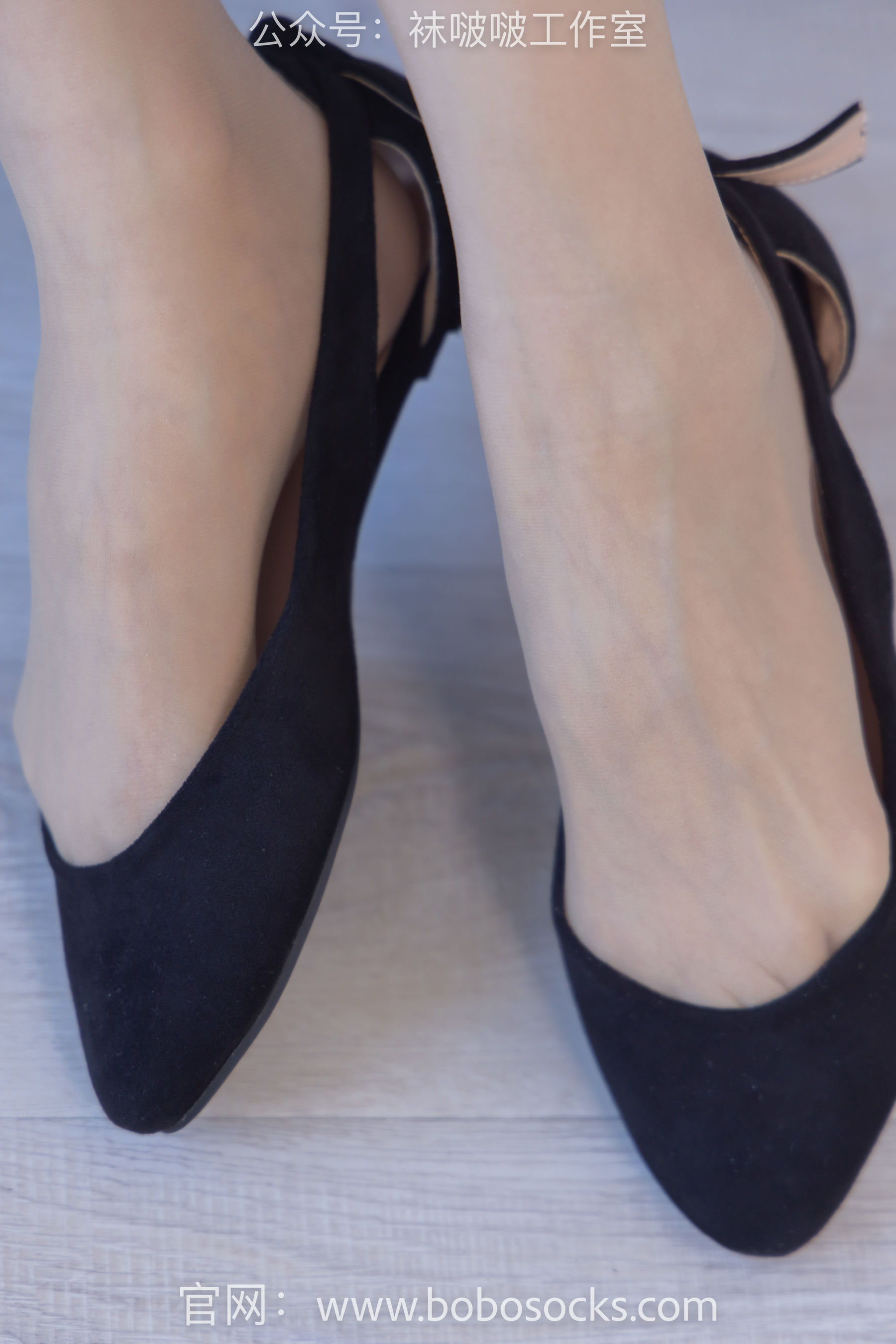 BoBoSocks袜啵啵 No.115 稚予-平底鞋、肉丝、空姐制服
