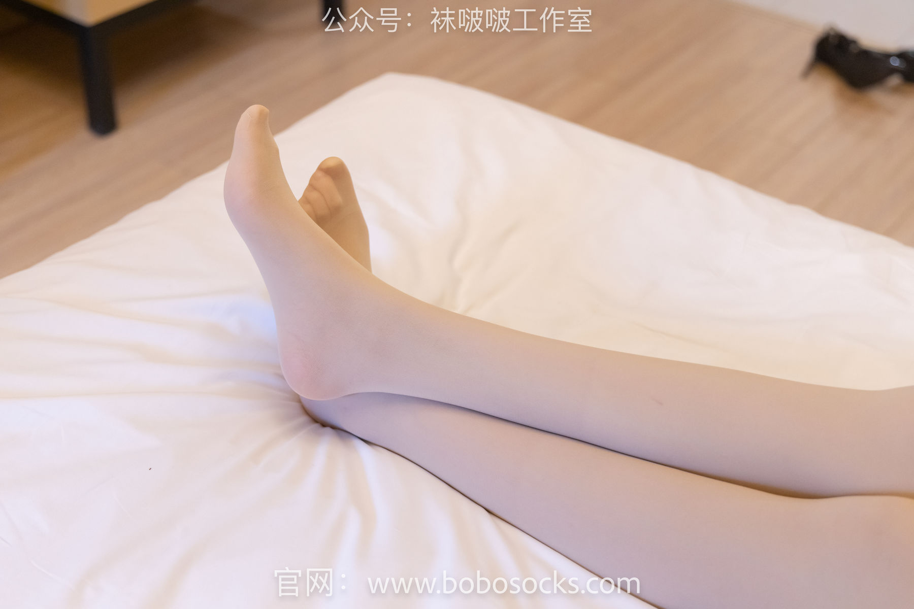 BoBoSocks袜啵啵 No.117 小甜豆-黑皮鞋、厚肉丝