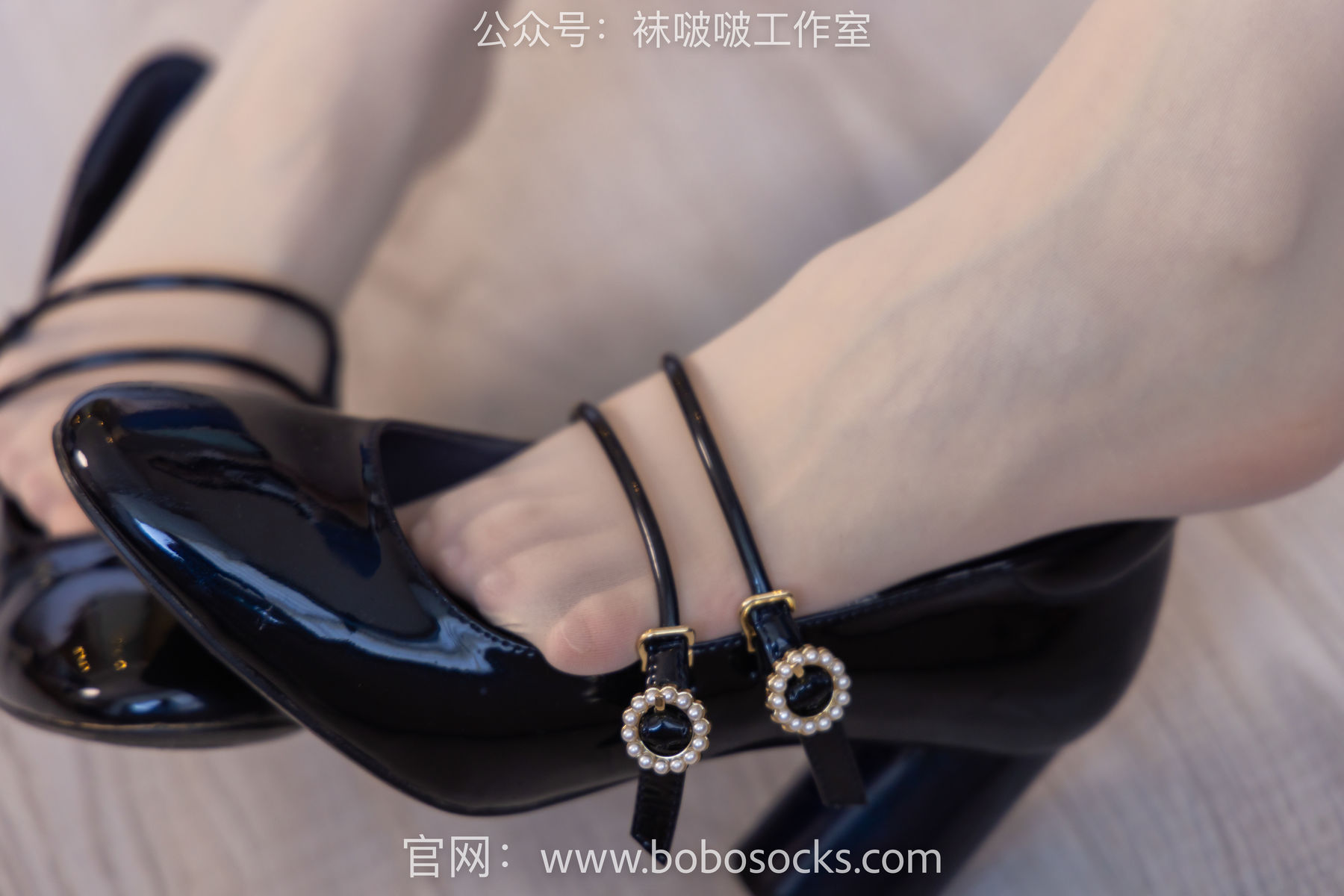 BoBoSocks袜啵啵 No.121 稚予-高跟鞋、白棉袜、肉丝