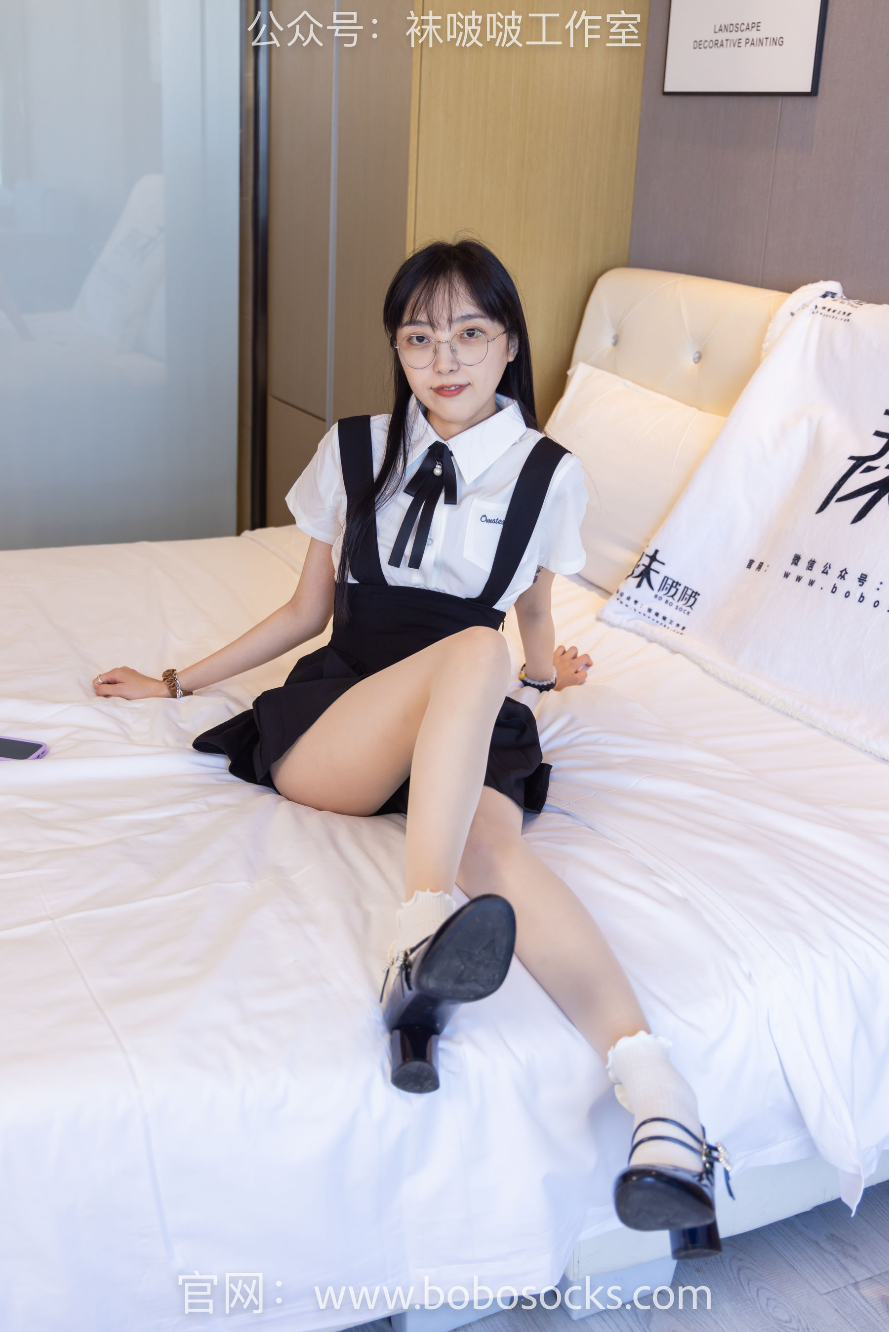 BoBoSocks袜啵啵 No.121 稚予-高跟鞋、白棉袜、肉丝