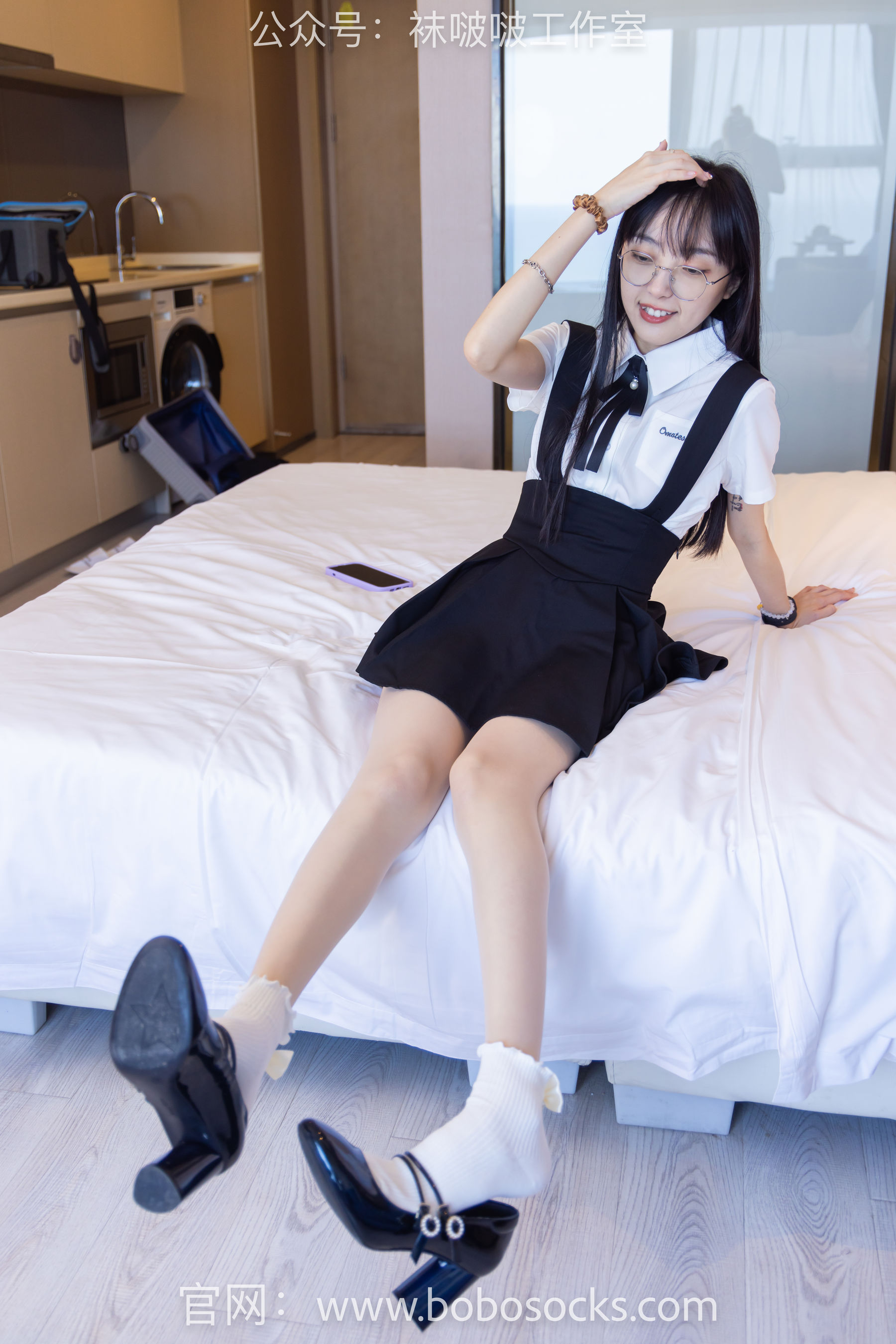 BoBoSocks袜啵啵 No.121 稚予-高跟鞋、白棉袜、肉丝
