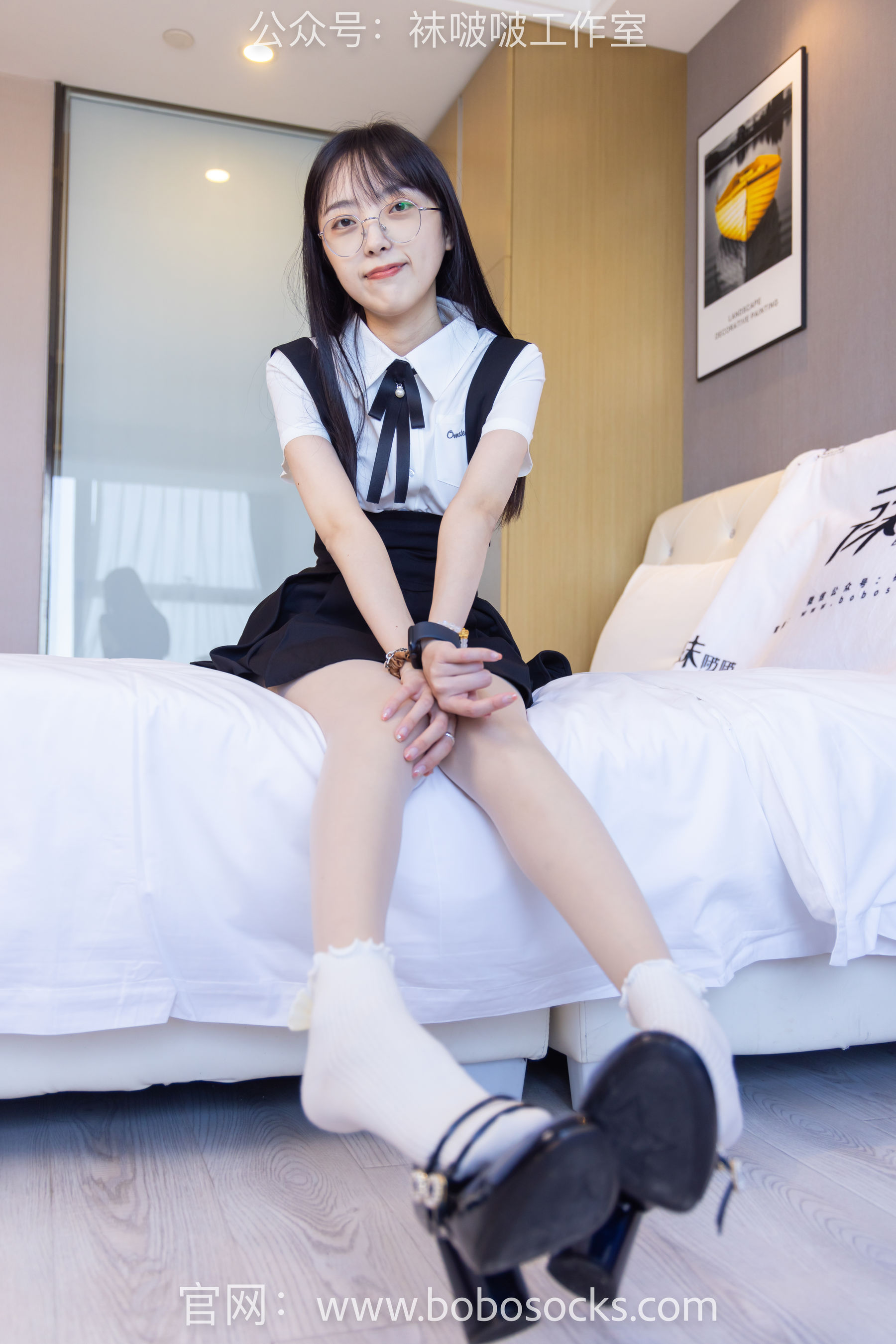 BoBoSocks袜啵啵 No.121 稚予-高跟鞋、白棉袜、肉丝
