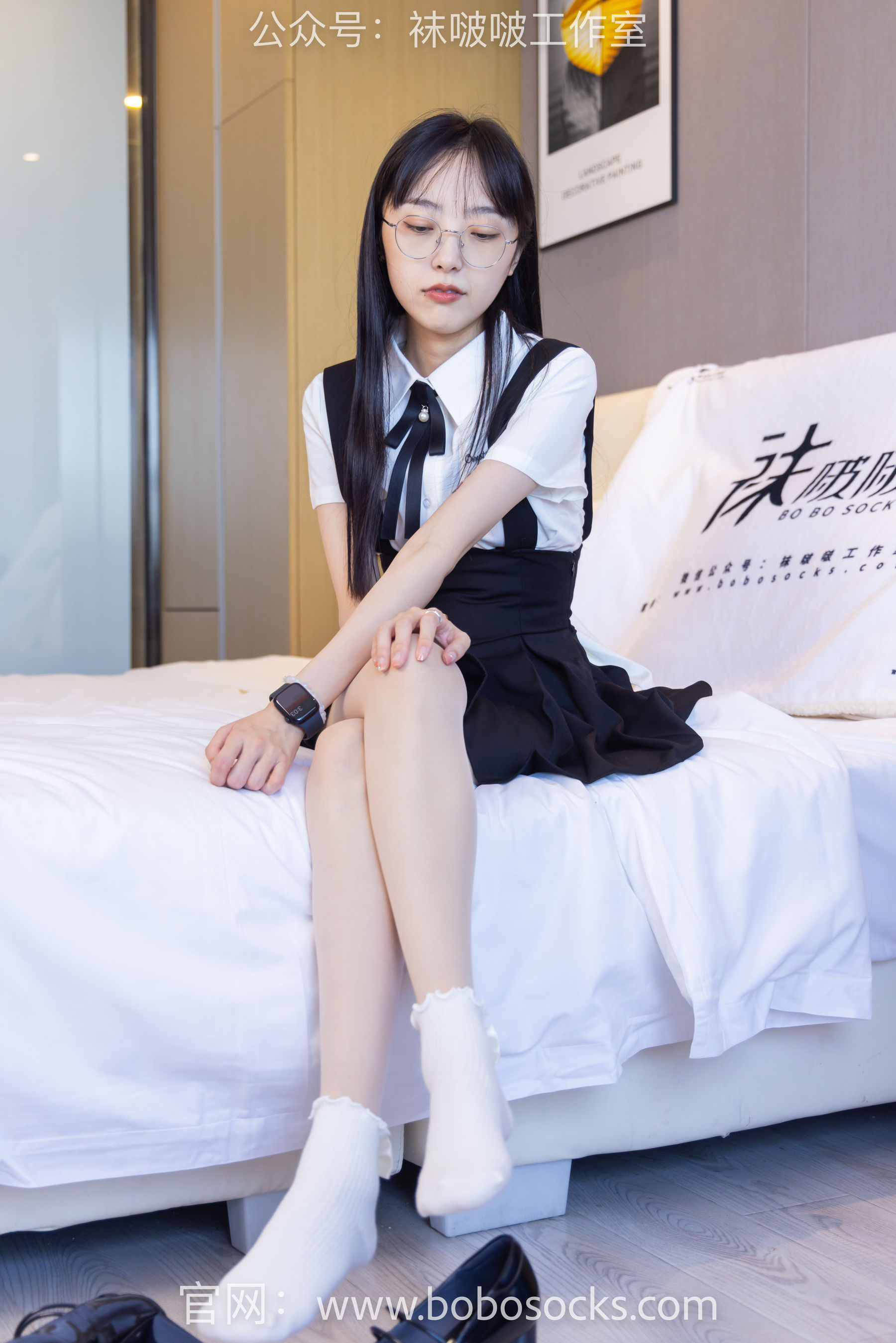 BoBoSocks袜啵啵 No.121 稚予-高跟鞋、白棉袜、肉丝