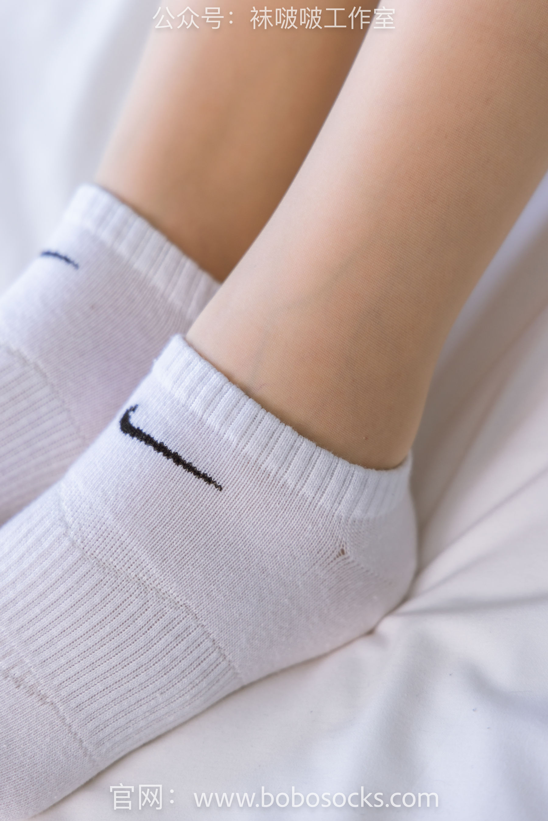 BoBoSocks袜啵啵 No.123 小甜豆-板鞋、白棉袜、肉丝