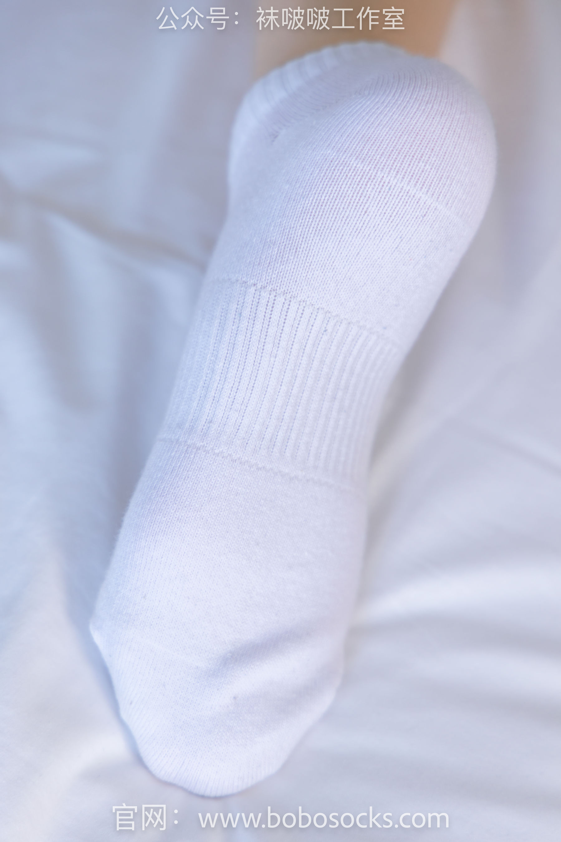 BoBoSocks袜啵啵 No.123 小甜豆-板鞋、白棉袜、肉丝