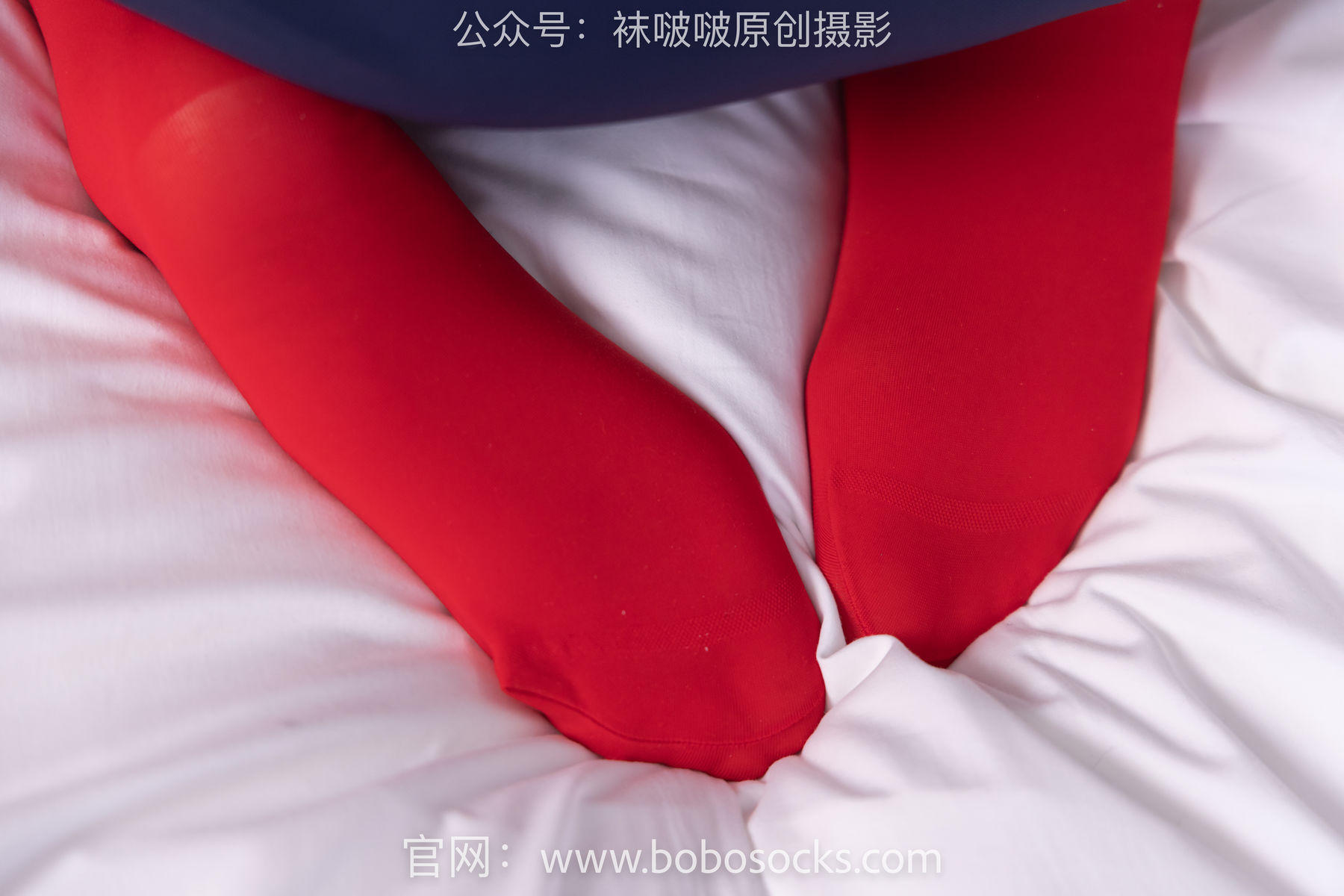 BoBoSocks袜啵啵 No.132 小甜豆-aj1板鞋、蓝色短靴、厚黑丝、厚红丝