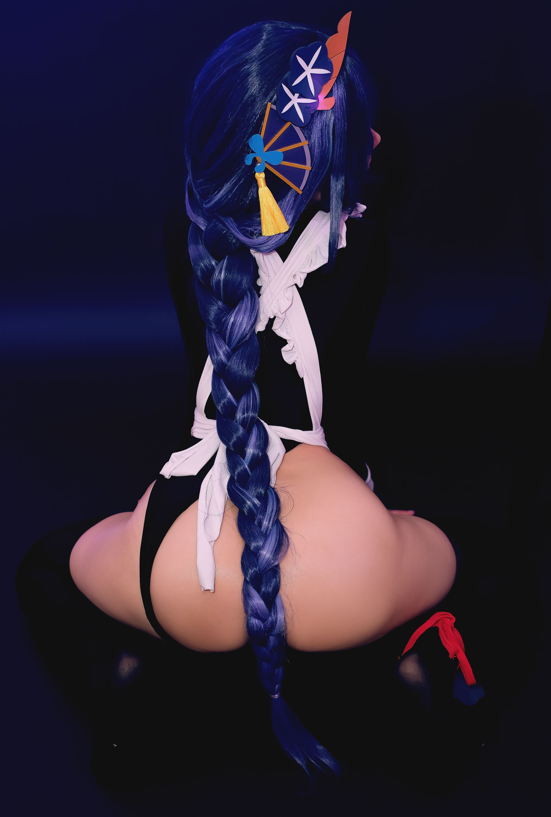 Coser小姐姐Potato Godzilla - Maid Raiden Shogun