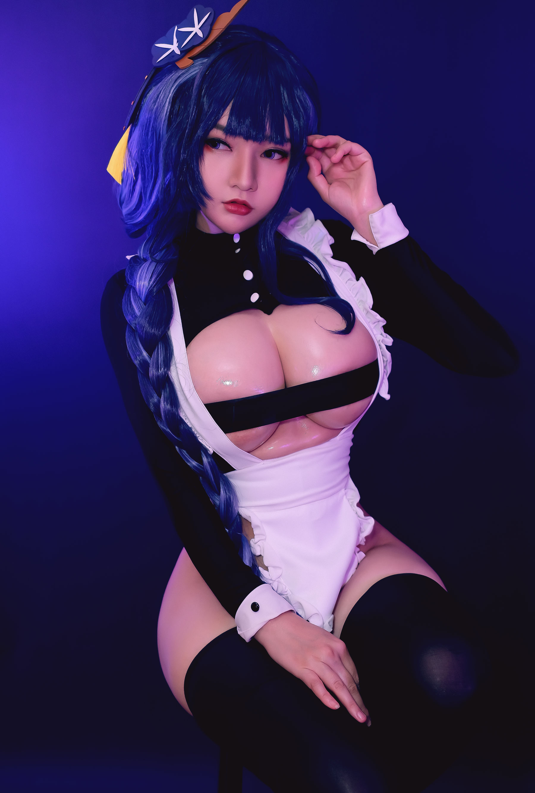 Coser小姐姐Potato Godzilla - Maid Raiden Shogun