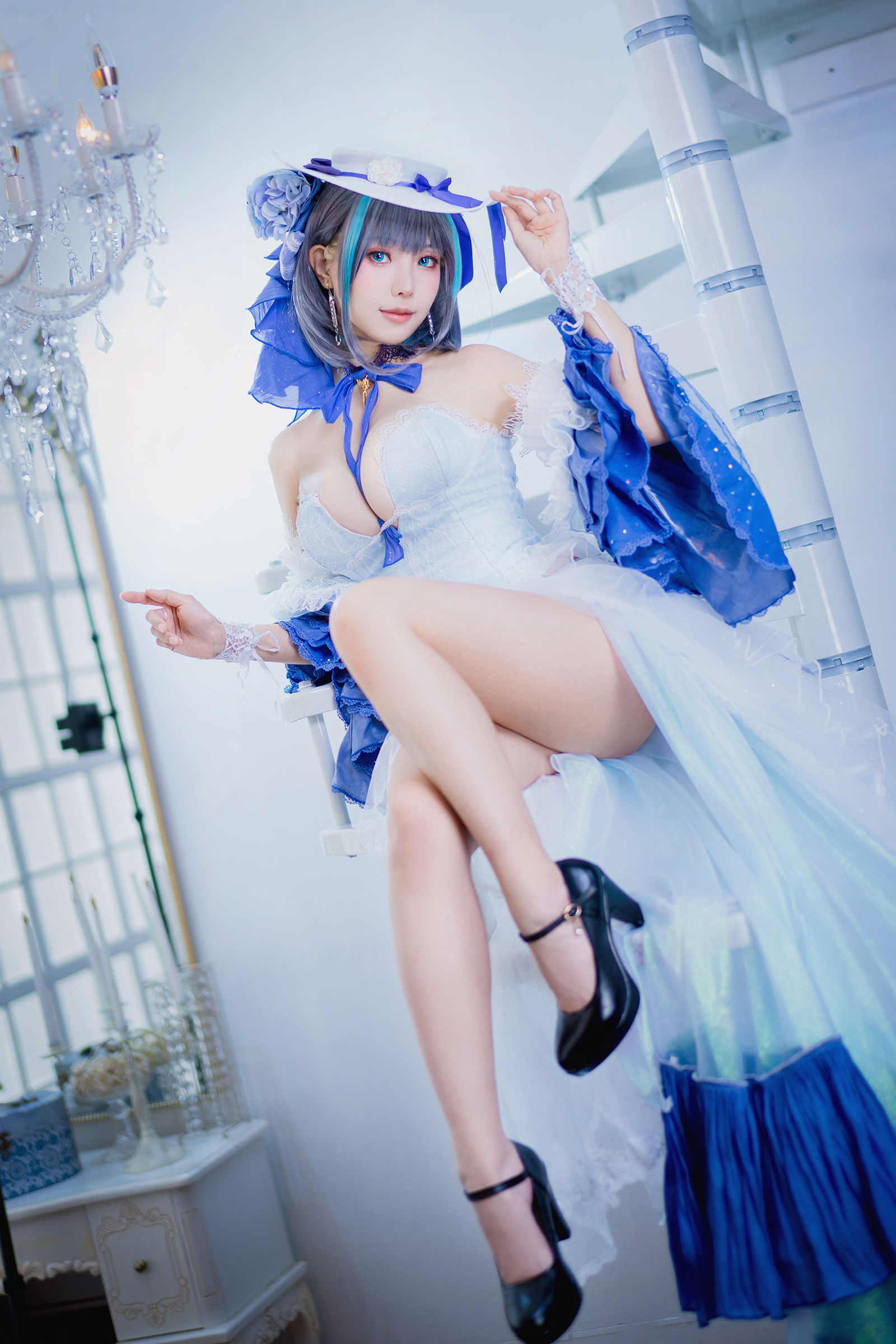 Ely_eee(ElyEE子) - Cheshire Dress 柴郡禮服
