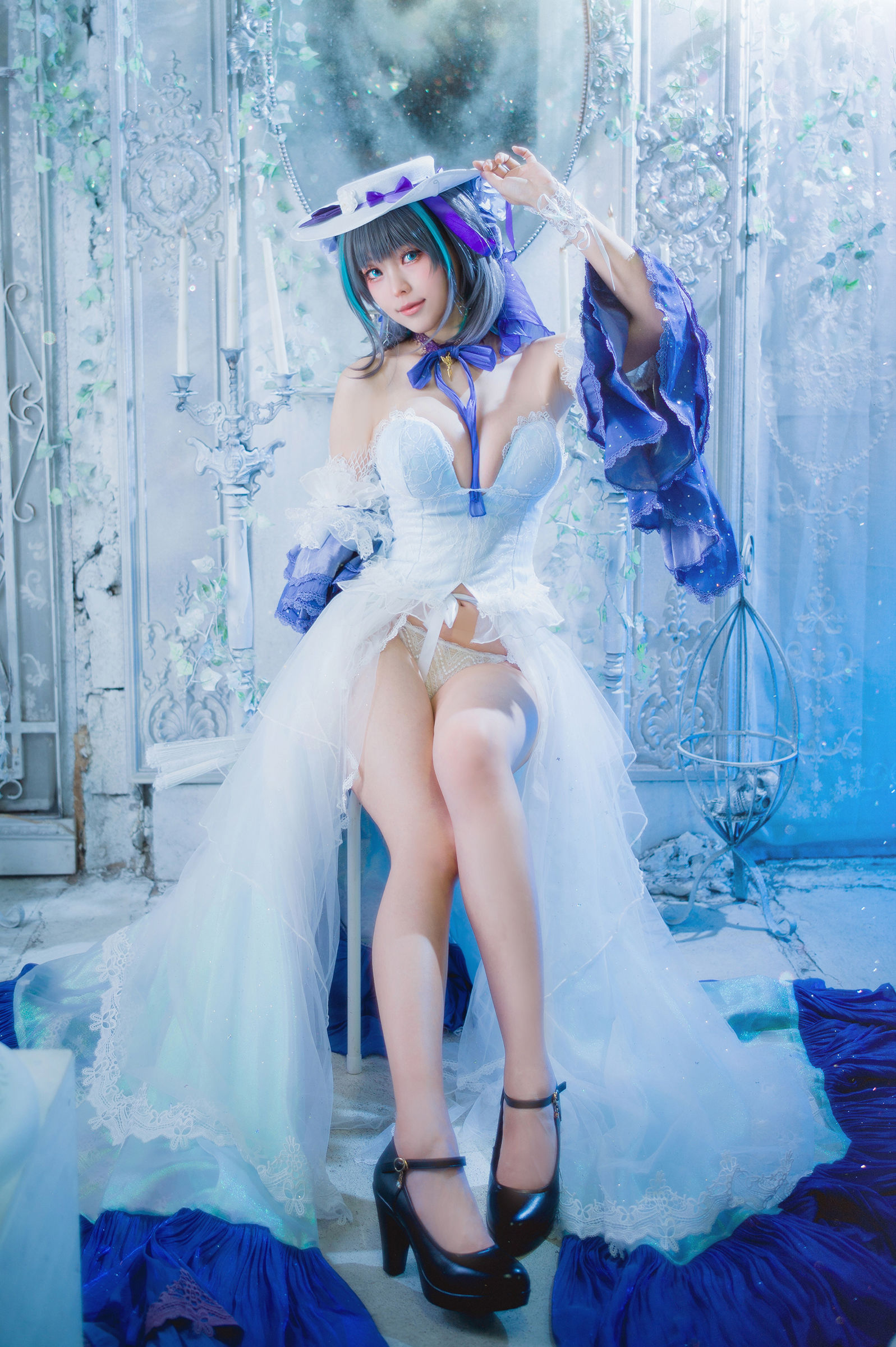 Ely_eee(ElyEE子) - Cheshire Dress 柴郡禮服