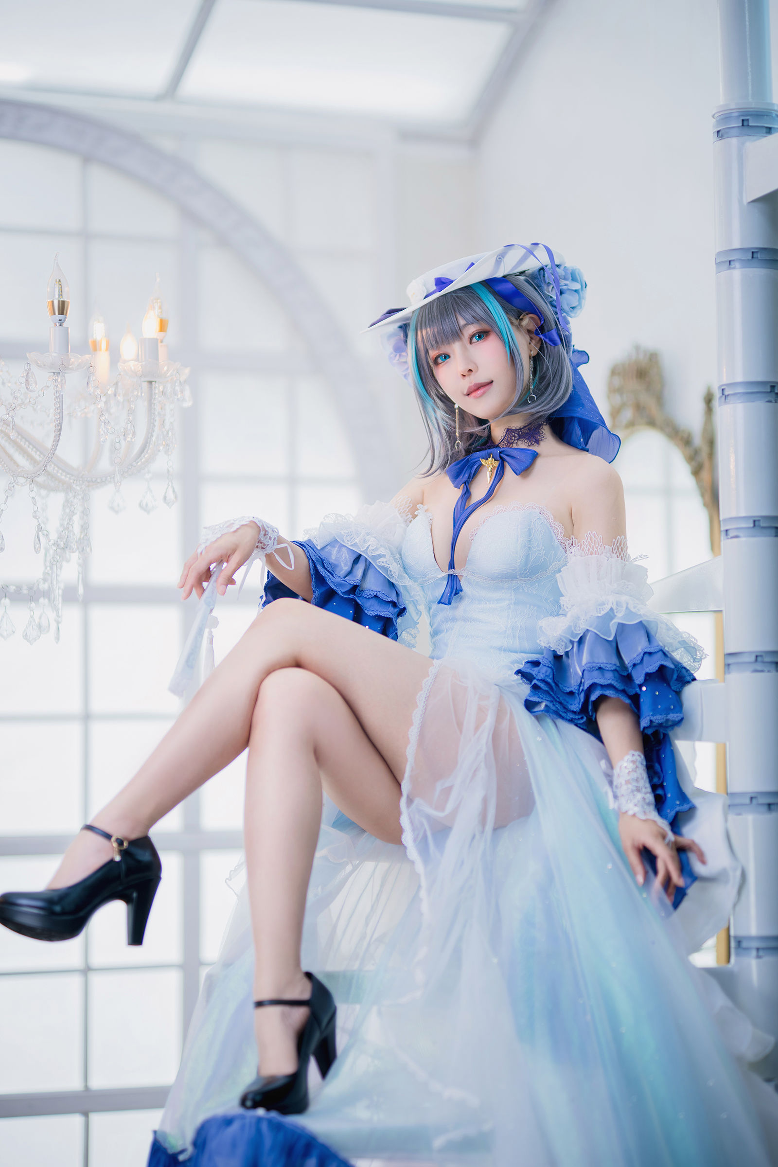 Ely_eee(ElyEE子) - Cheshire Dress 柴郡禮服