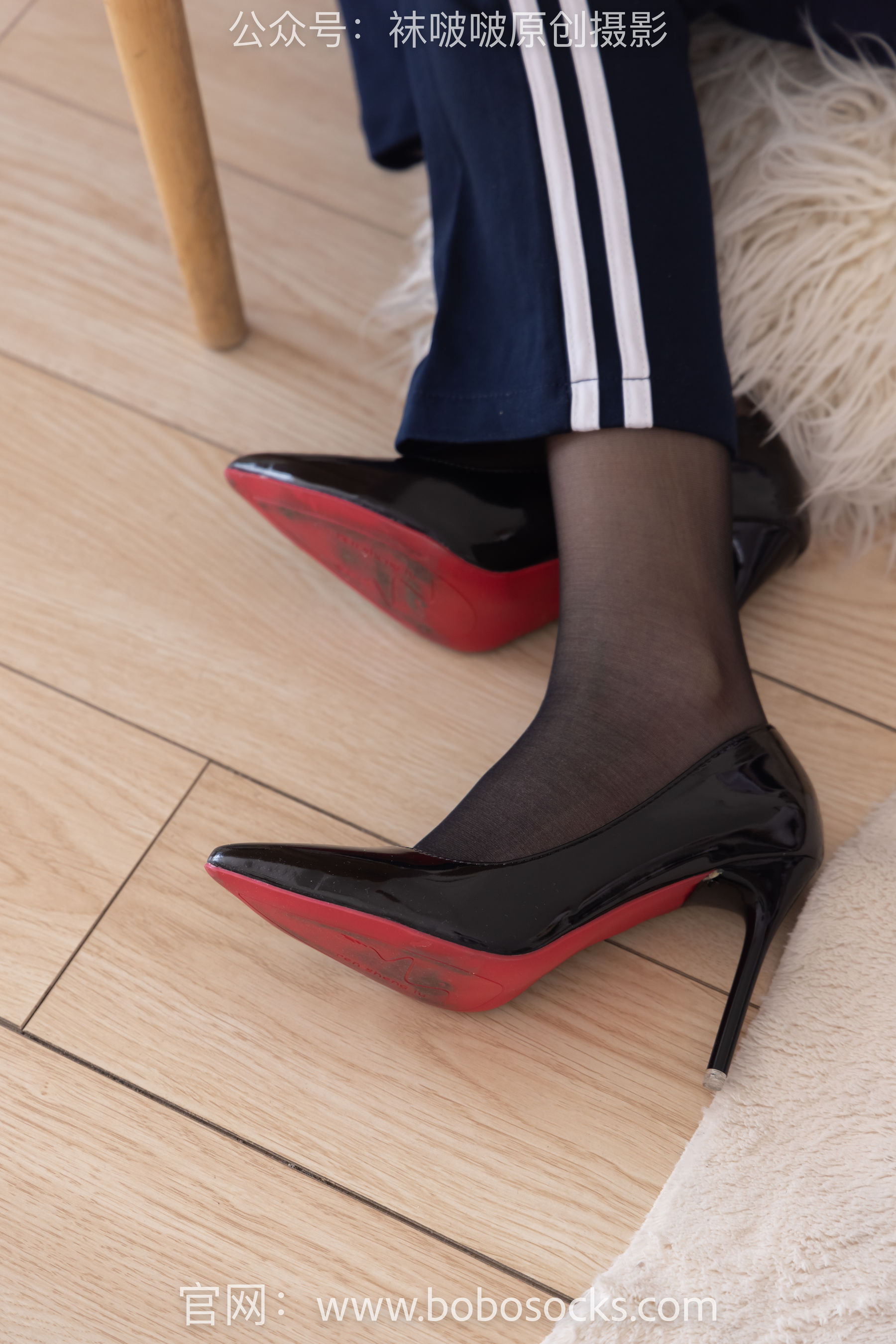 BoBoSocks袜啵啵 No.135 小甜豆-高跟鞋、黑丝、裸足