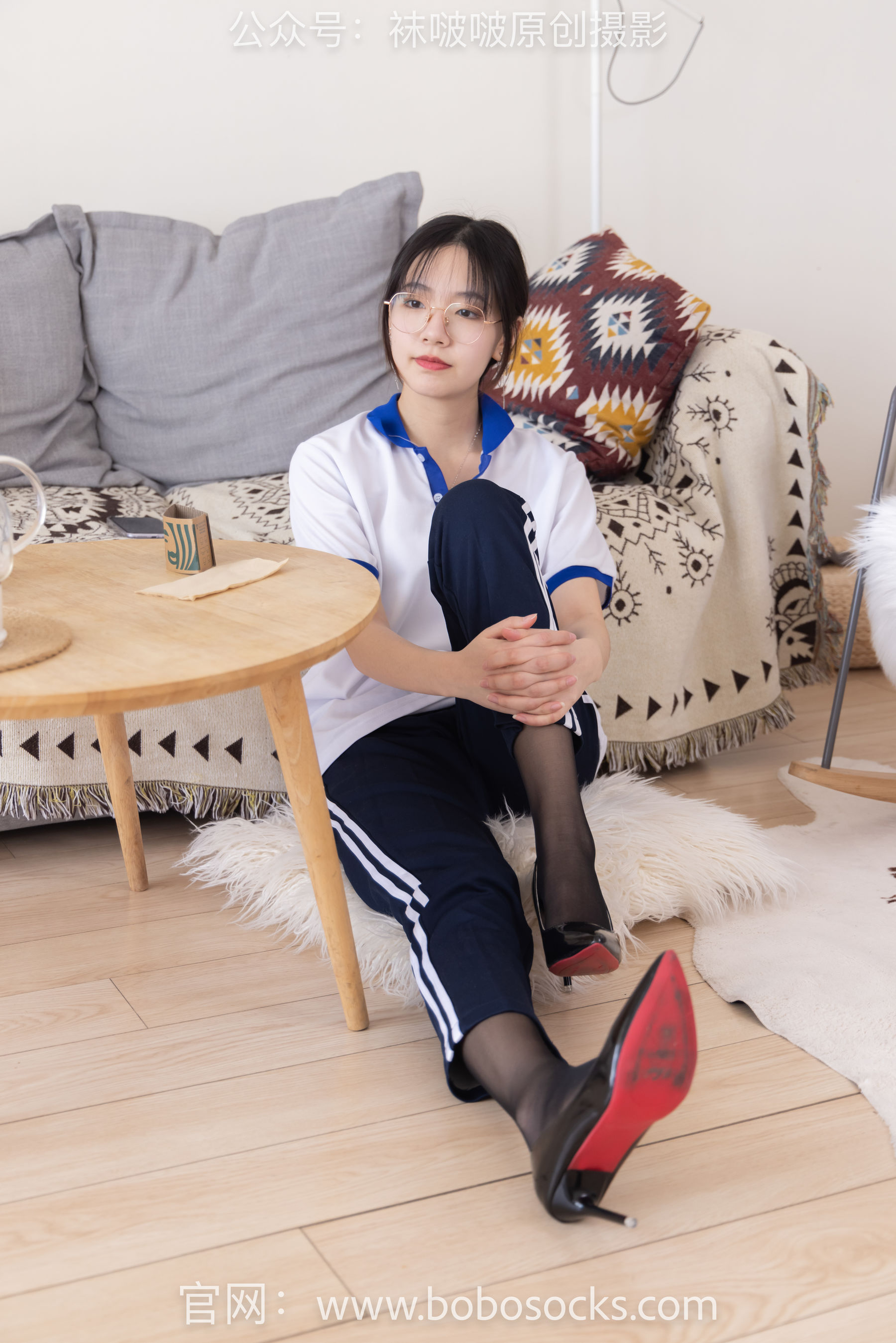 BoBoSocks袜啵啵 No.135 小甜豆-高跟鞋、黑丝、裸足