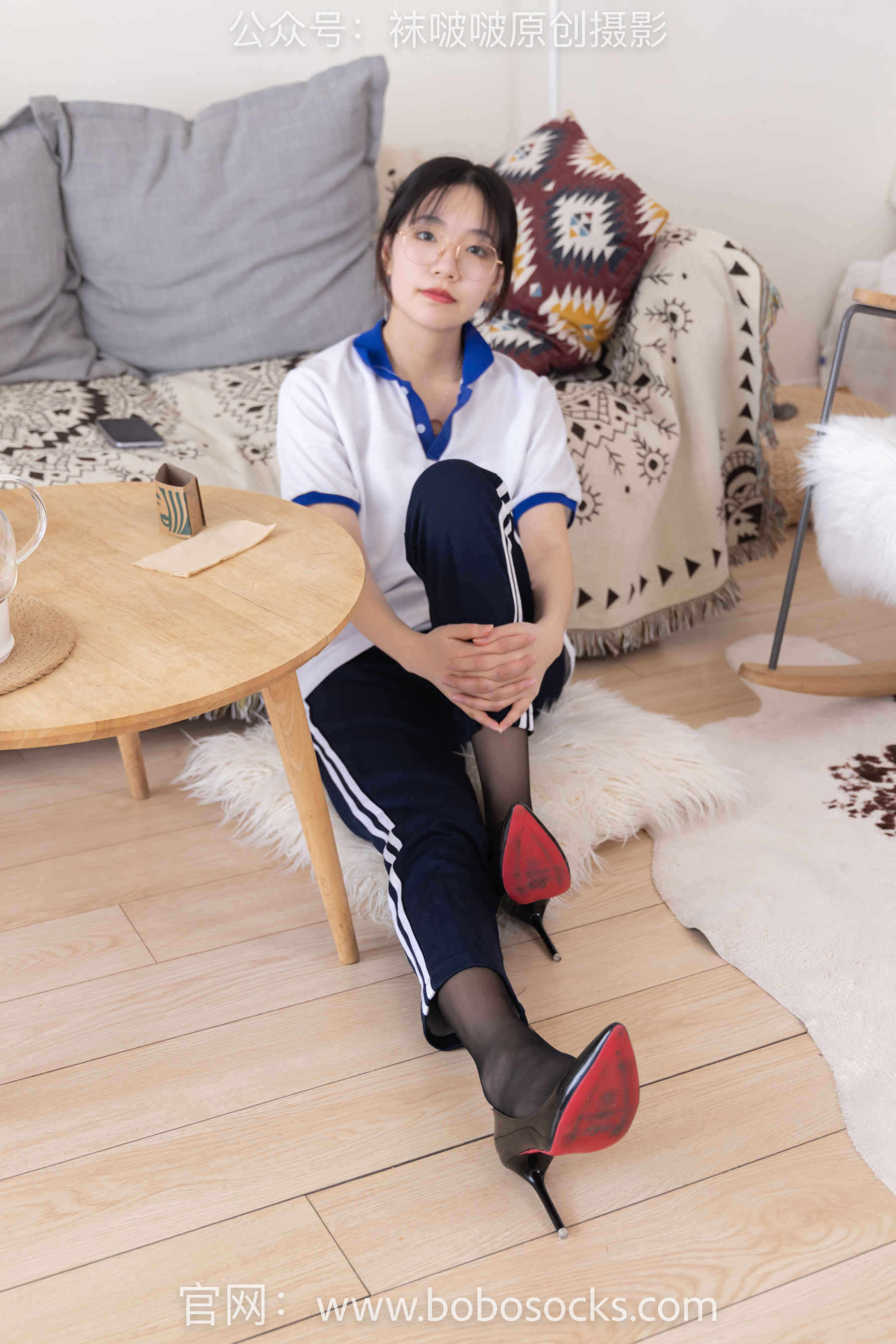 BoBoSocks袜啵啵 No.135 小甜豆-高跟鞋、黑丝、裸足