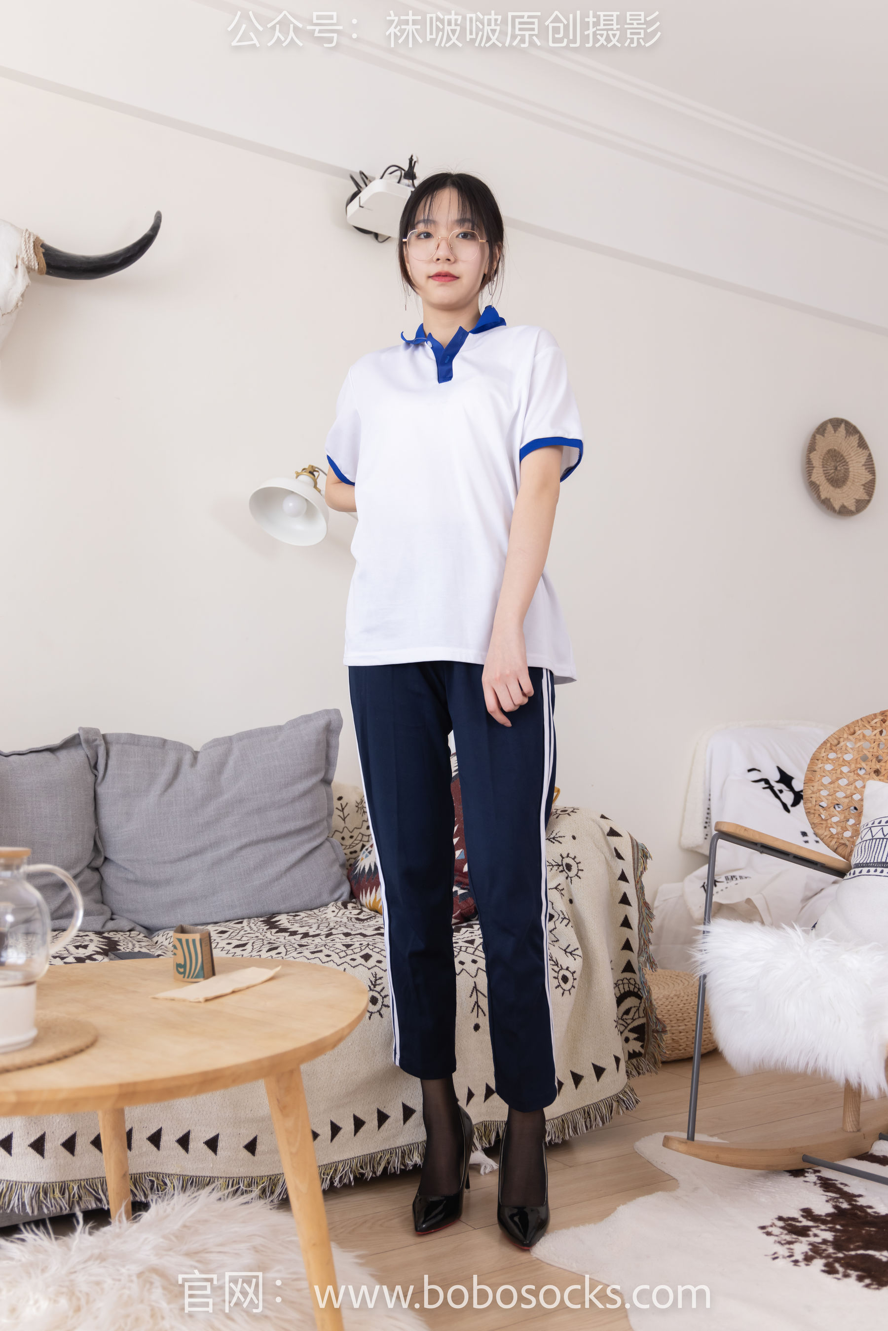 BoBoSocks袜啵啵 No.135 小甜豆-高跟鞋、黑丝、裸足