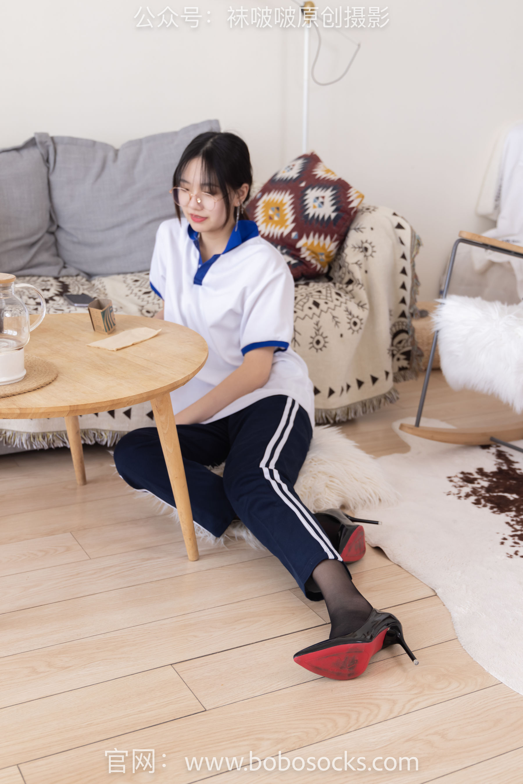 BoBoSocks袜啵啵 No.135 小甜豆-高跟鞋、黑丝、裸足