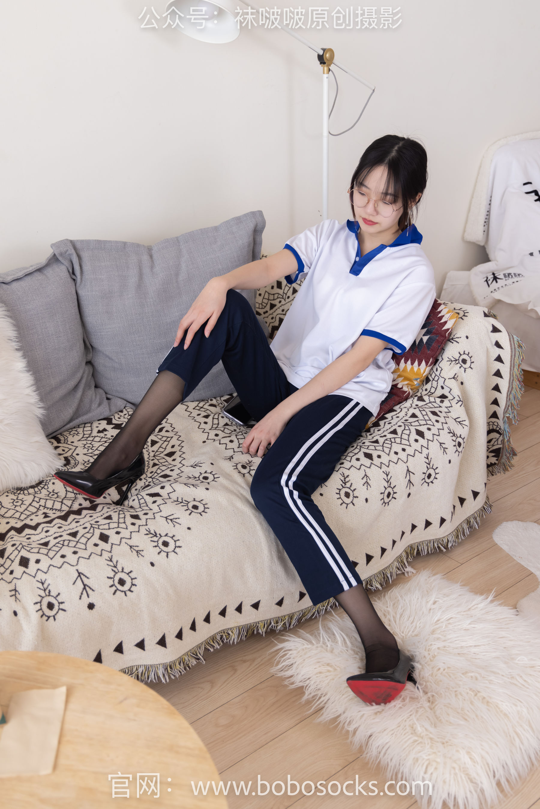 BoBoSocks袜啵啵 No.135 小甜豆-高跟鞋、黑丝、裸足