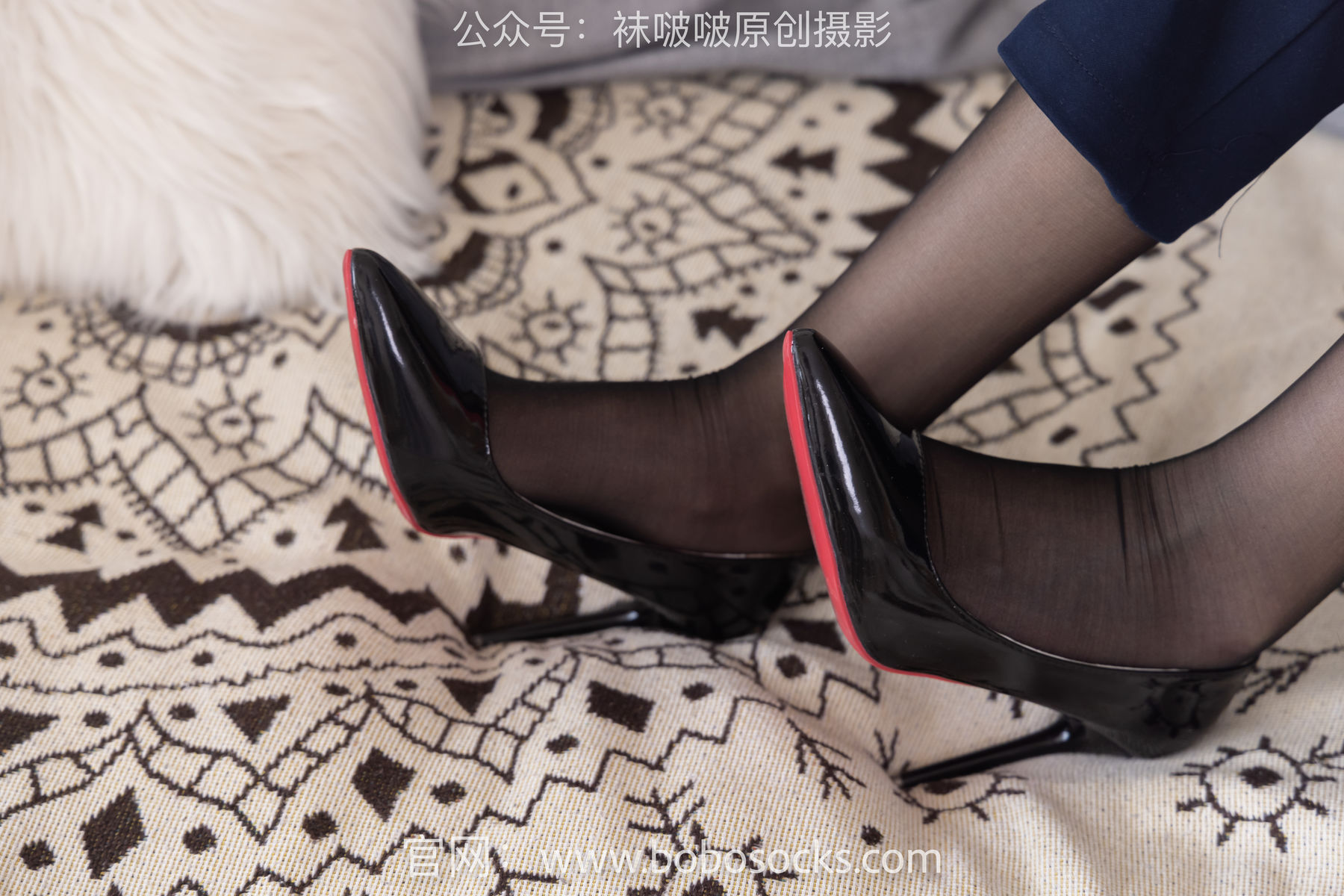 BoBoSocks袜啵啵 No.135 小甜豆-高跟鞋、黑丝、裸足