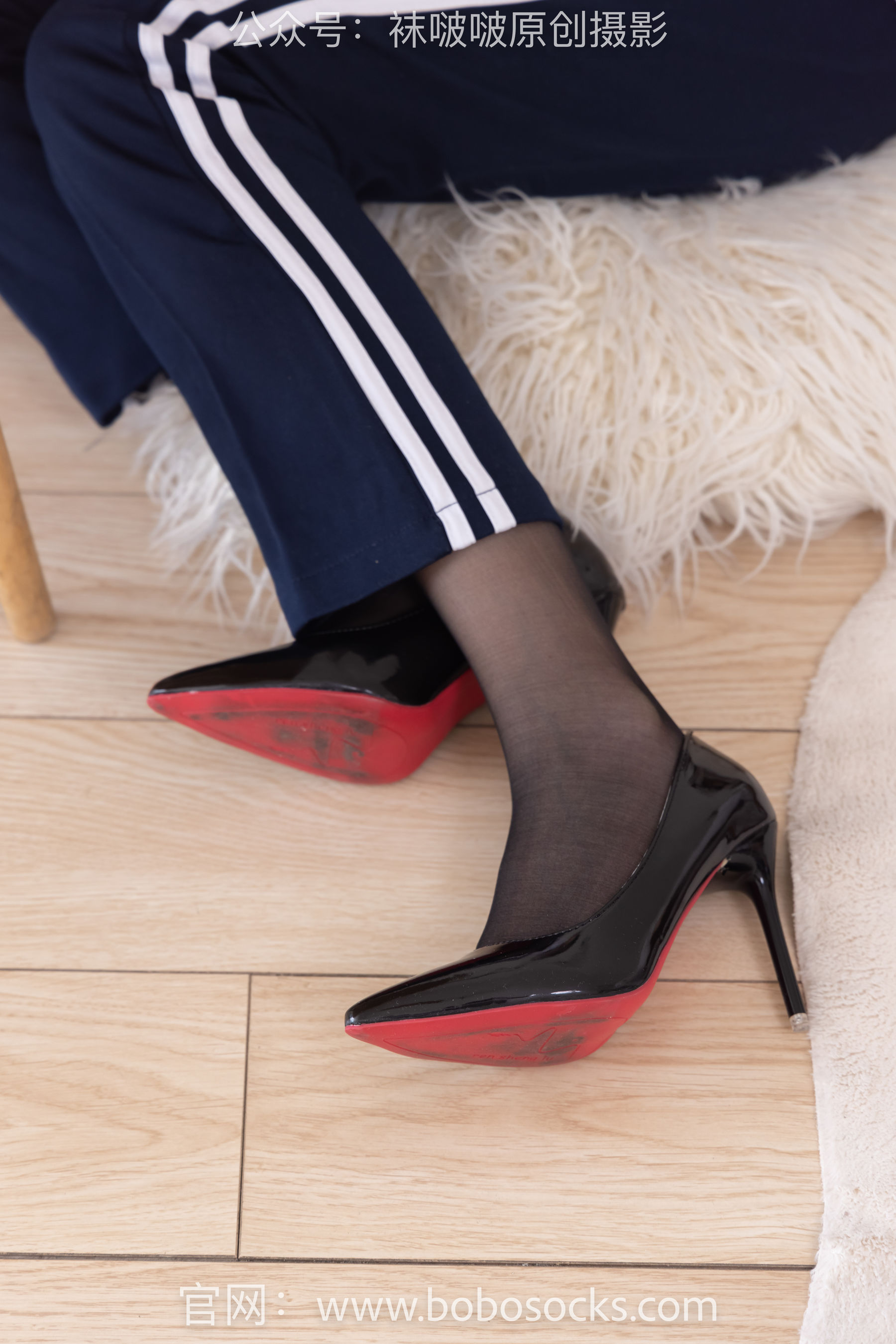 BoBoSocks袜啵啵 No.135 小甜豆-高跟鞋、黑丝、裸足