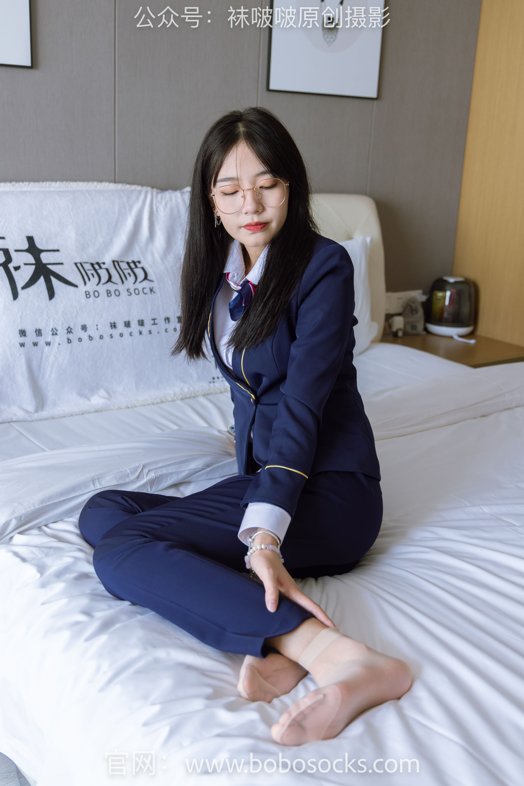 BoBoSocks袜啵啵 No.139 小甜豆-高跟鞋、短肉丝、空姐制服