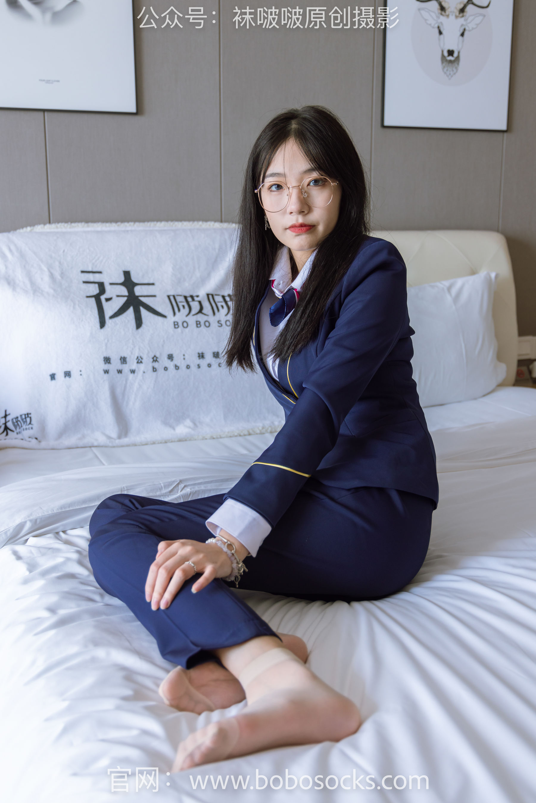 BoBoSocks袜啵啵 No.139 小甜豆-高跟鞋、短肉丝、空姐制服