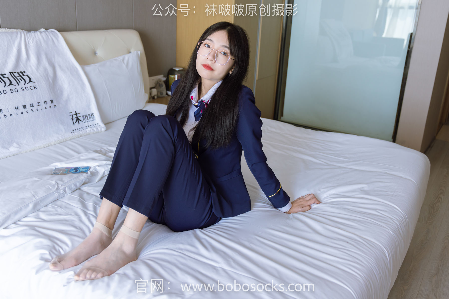 BoBoSocks袜啵啵 No.139 小甜豆-高跟鞋、短肉丝、空姐制服