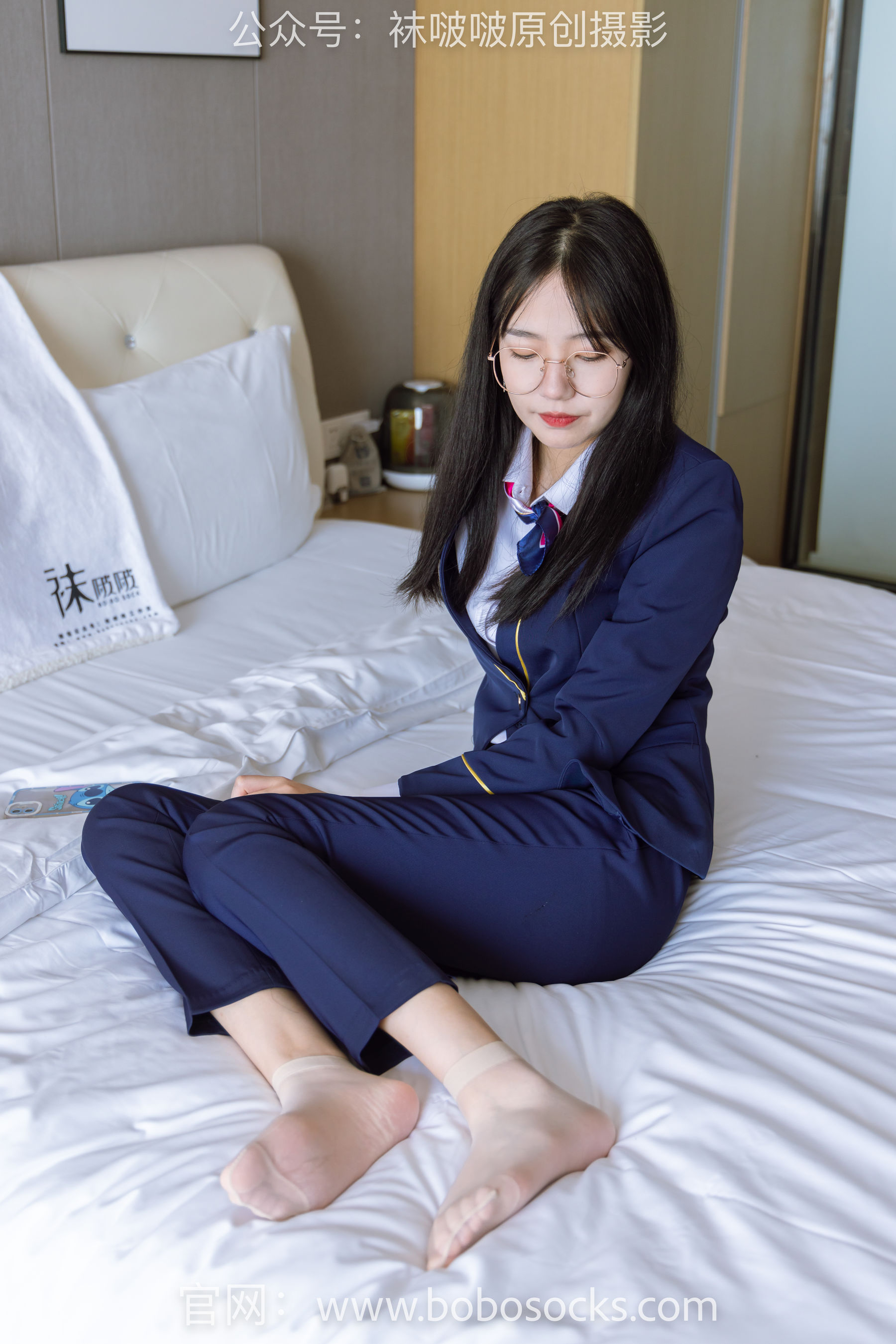 BoBoSocks袜啵啵 No.139 小甜豆-高跟鞋、短肉丝、空姐制服