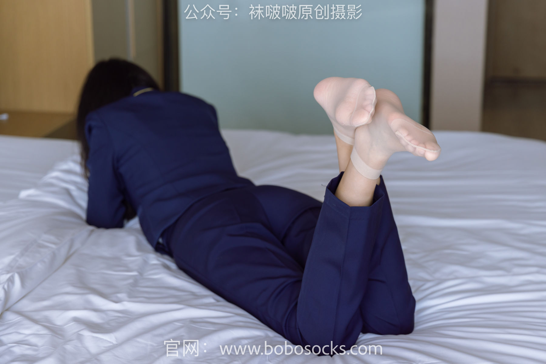 BoBoSocks袜啵啵 No.139 小甜豆-高跟鞋、短肉丝、空姐制服