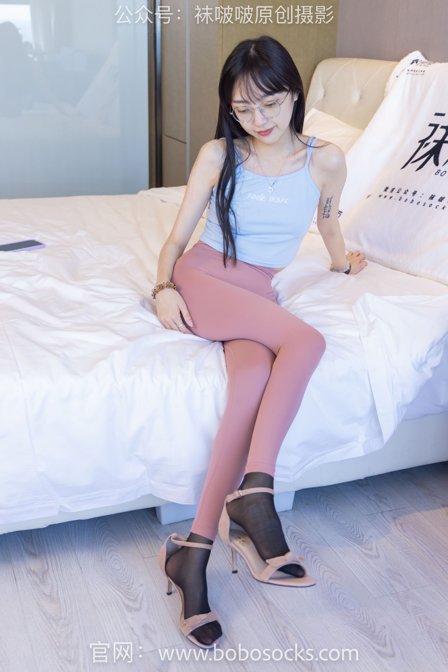 BoBoSocks袜啵啵 No.140 稚予-高跟鞋、瑜伽裤裤里丝、肉丝、黑丝