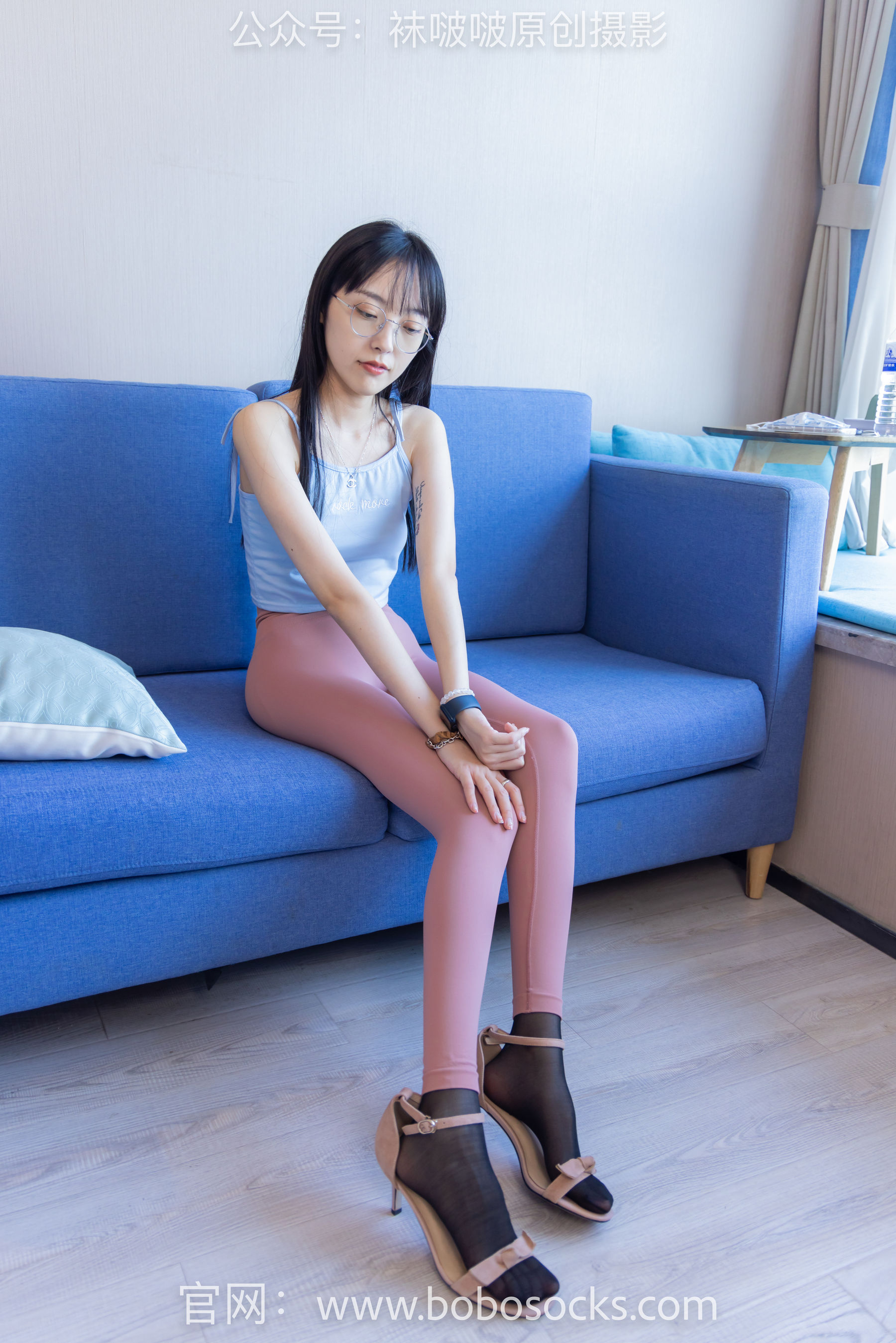 BoBoSocks袜啵啵 No.140 稚予-高跟鞋、瑜伽裤裤里丝、肉丝、黑丝