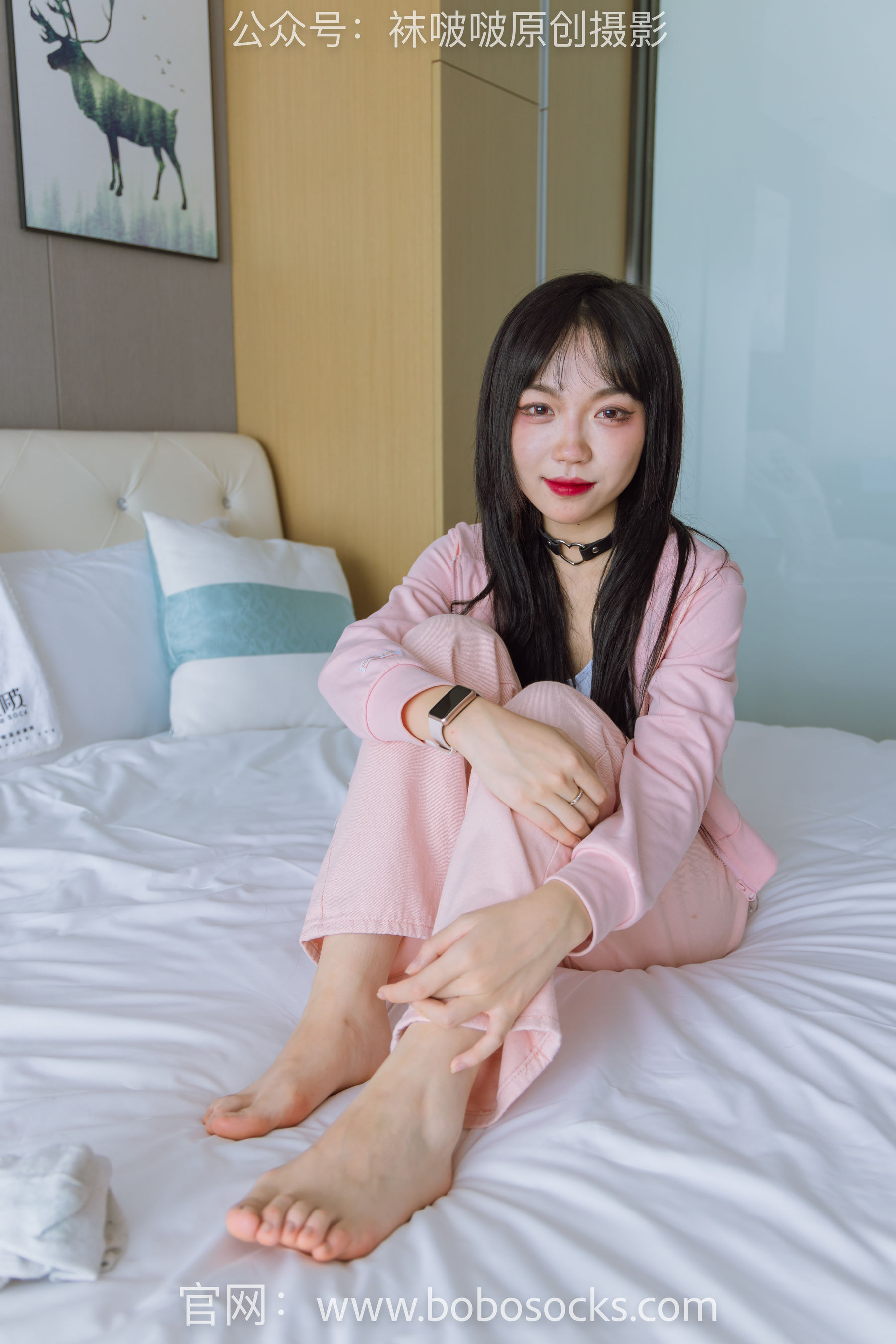 BoBoSocks袜啵啵 No.141 周周-运动鞋、白棉袜、裸足