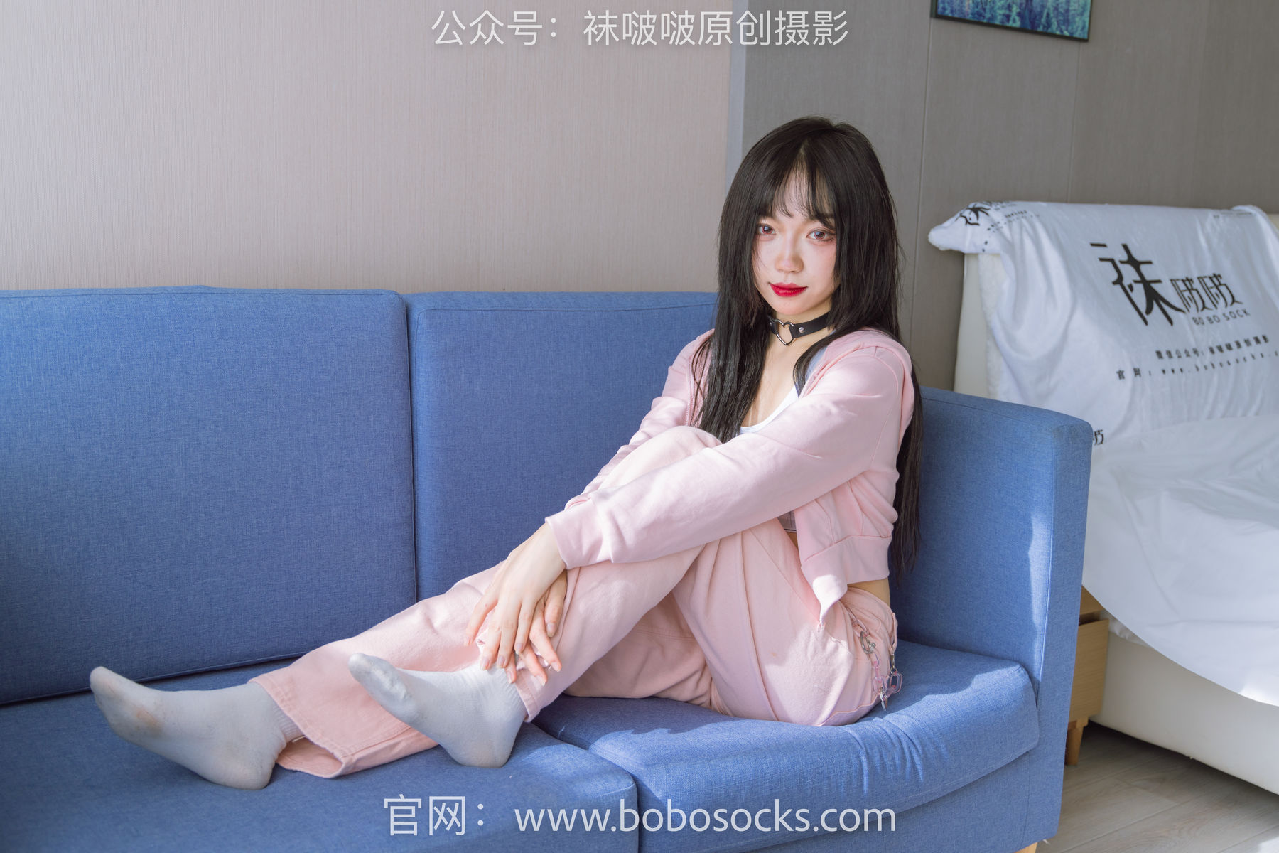 BoBoSocks袜啵啵 No.141 周周-运动鞋、白棉袜、裸足