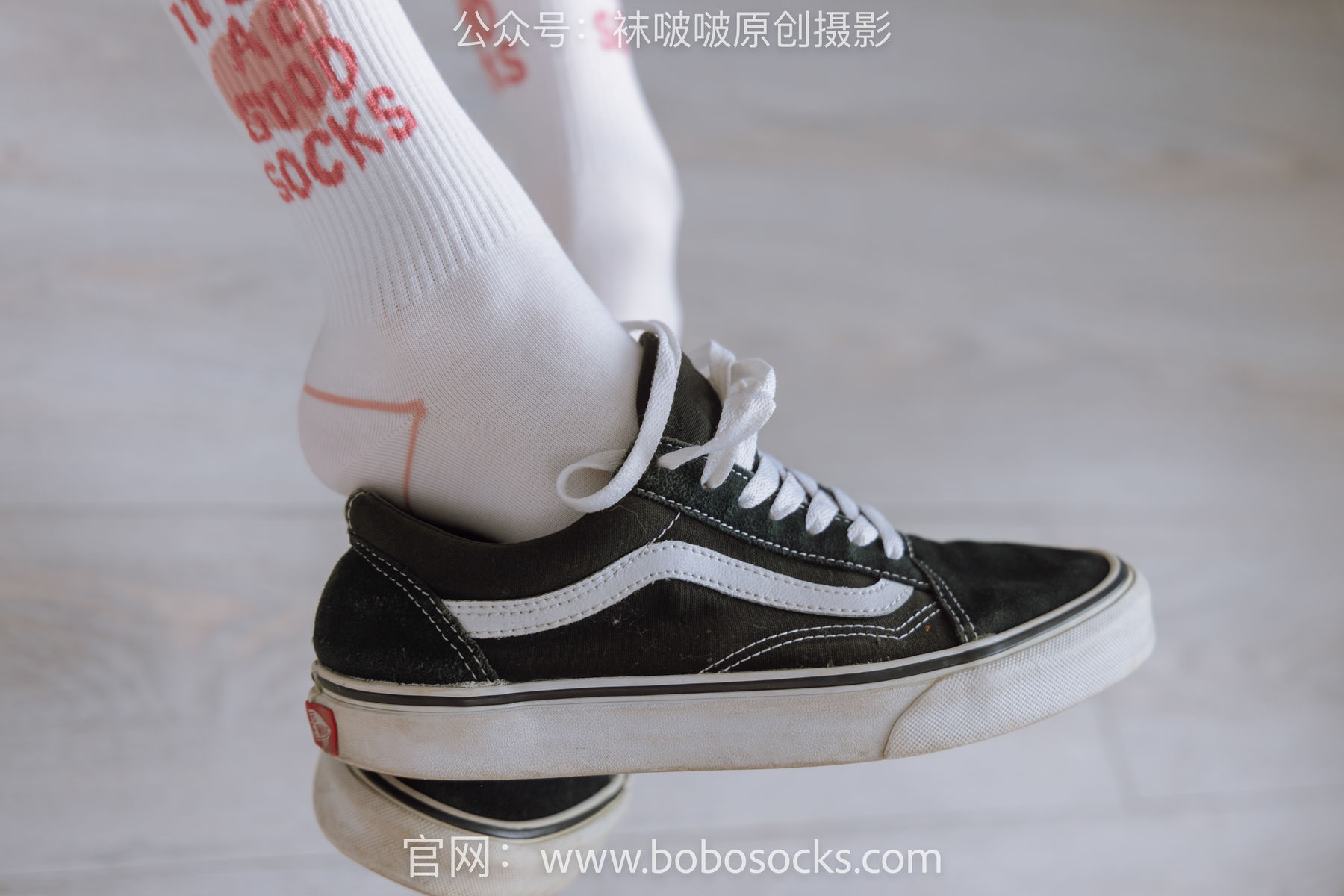 BoBoSocks袜啵啵 No.143 稚予-匡威板鞋、vans帆布鞋、两双白棉袜