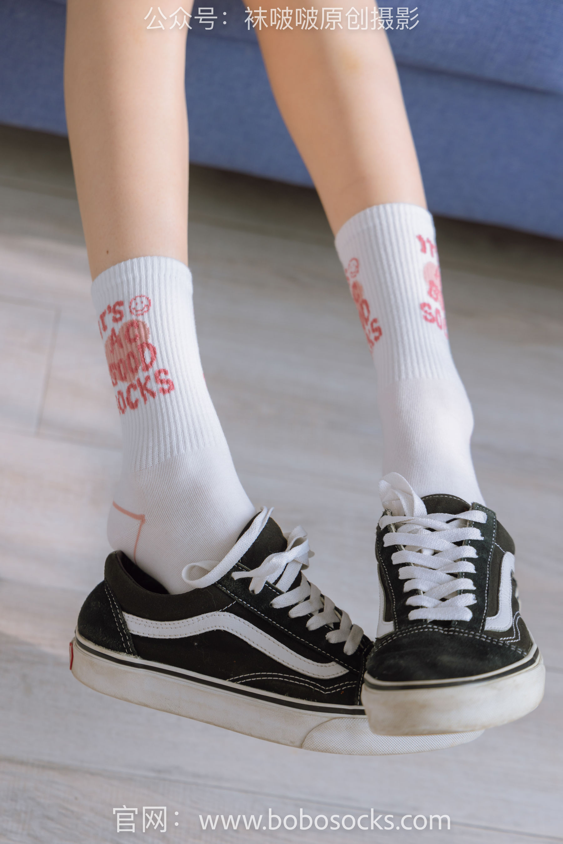 BoBoSocks袜啵啵 No.143 稚予-匡威板鞋、vans帆布鞋、两双白棉袜