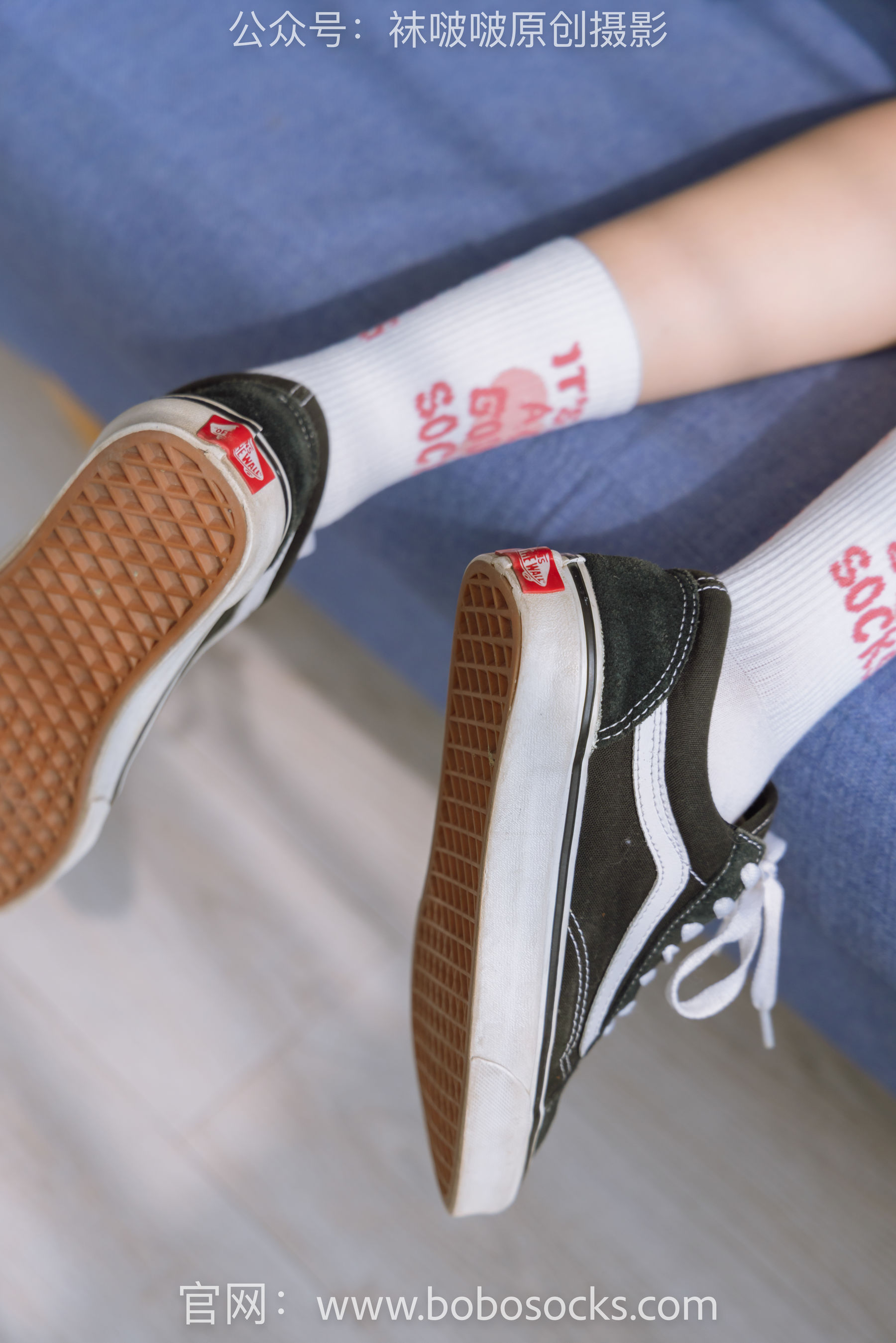 BoBoSocks袜啵啵 No.143 稚予-匡威板鞋、vans帆布鞋、两双白棉袜