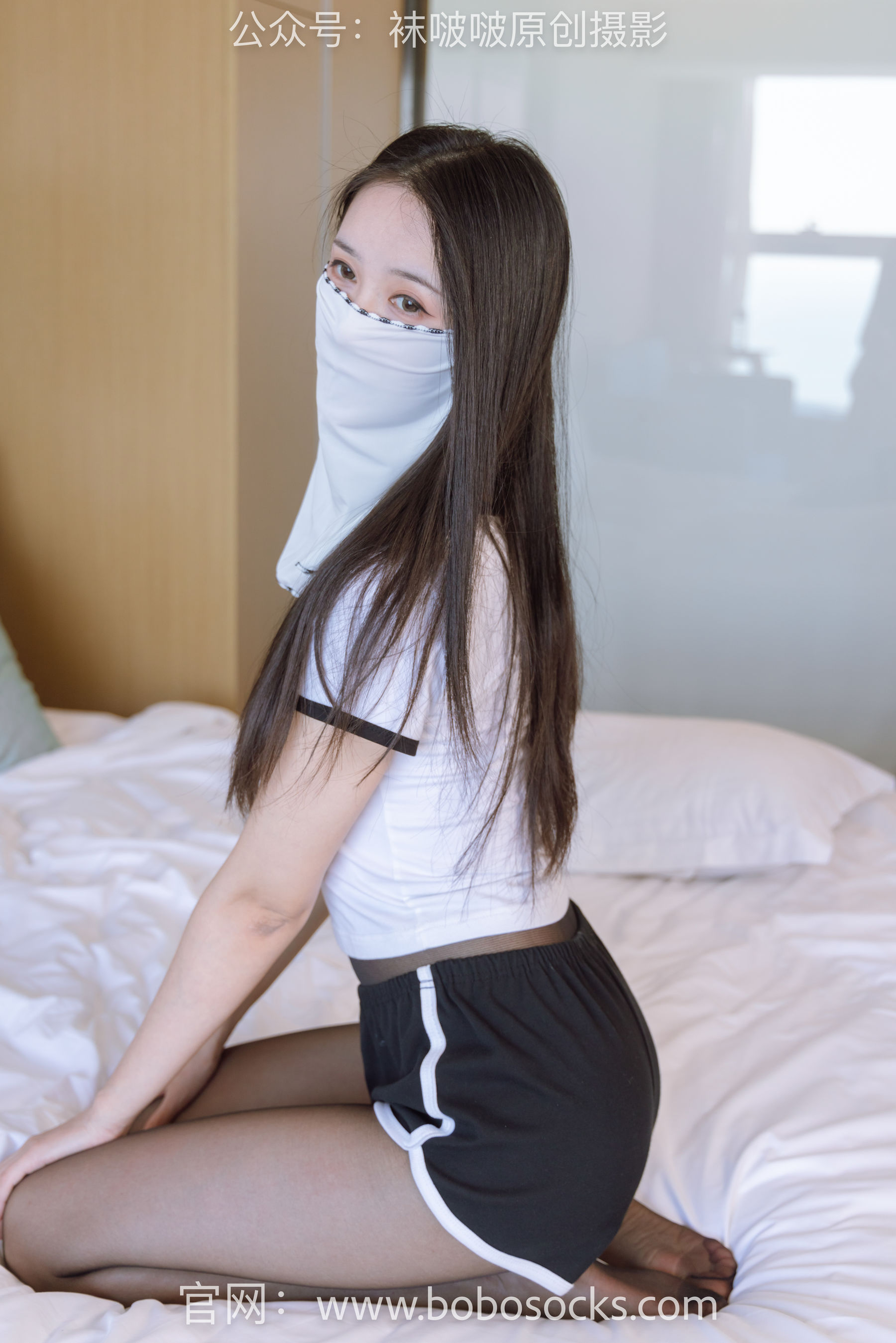 BoBoSocks袜啵啵 No.144 小安-板鞋、黑丝、部分戴面纱