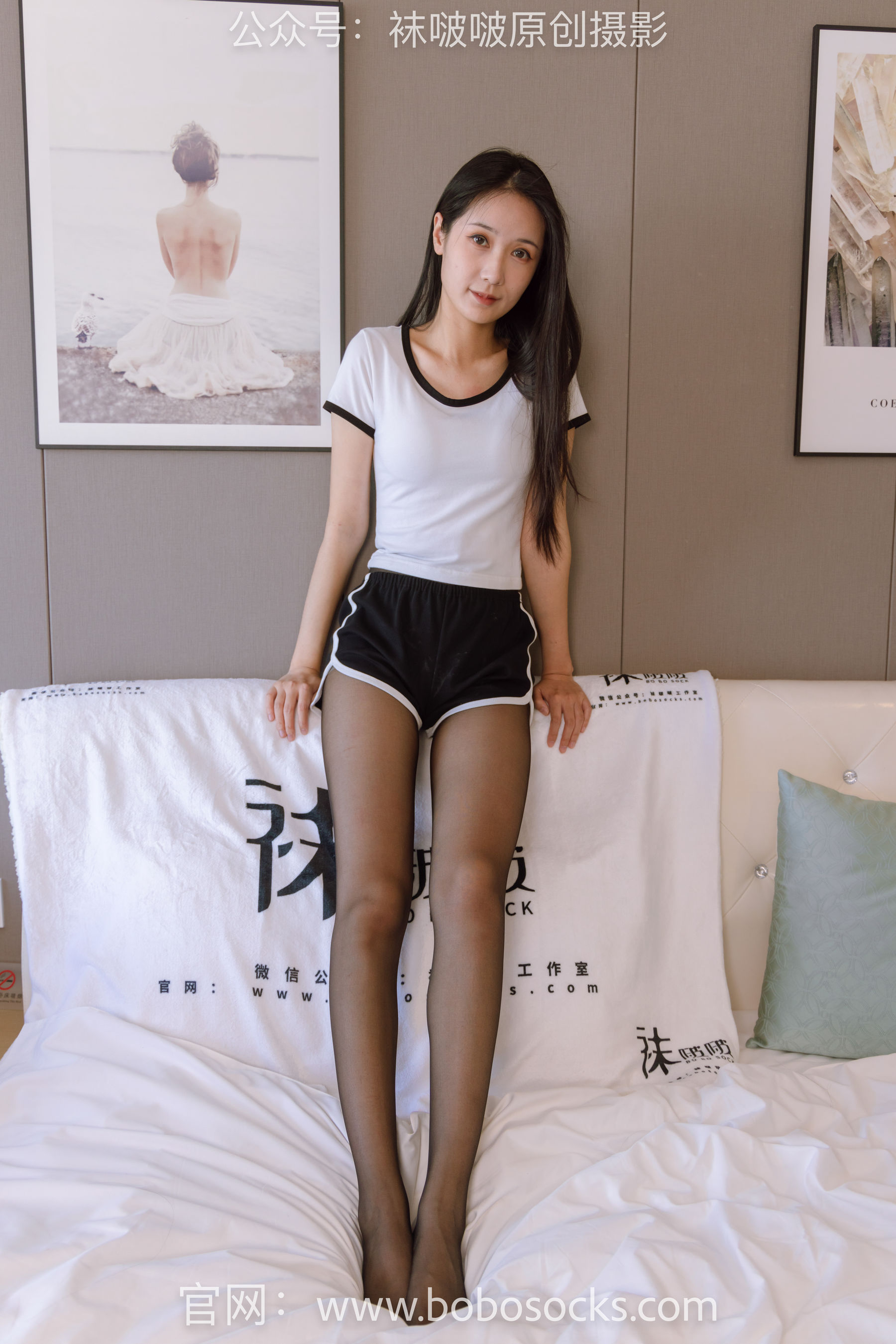 BoBoSocks袜啵啵 No.144 小安-板鞋、黑丝、部分戴面纱