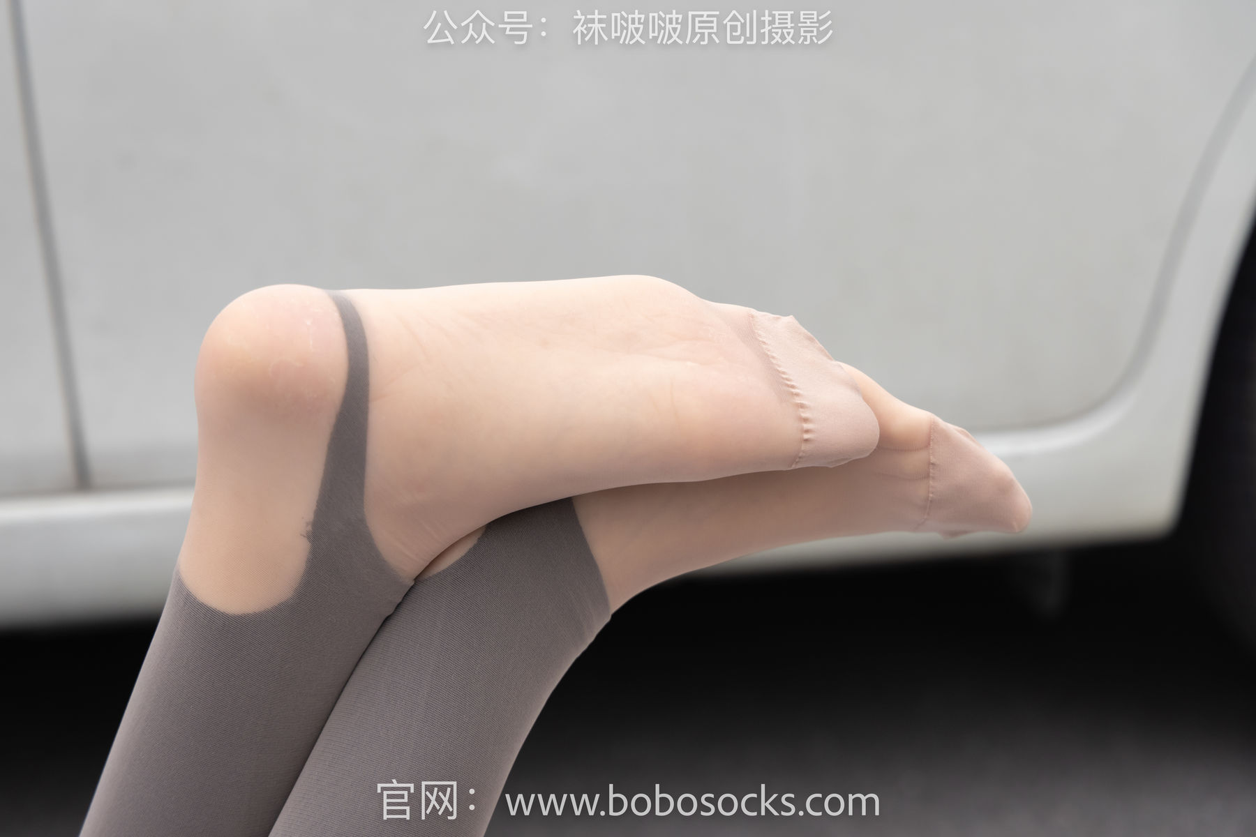 BoBoSocks袜啵啵 No.146 小甜豆-高跟长靴、黑色踩脚裤、肉丝