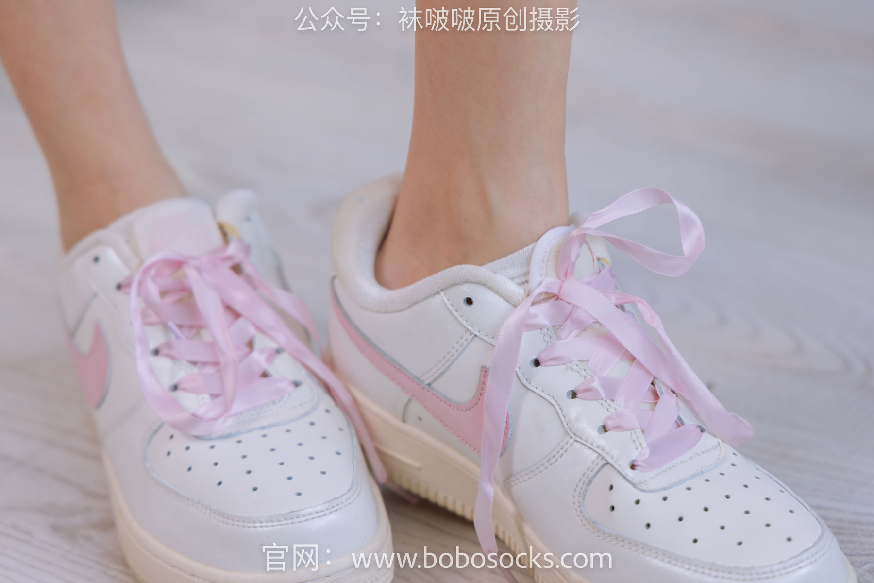 BoBoSocks袜啵啵 No.147 稚予-空军一号板鞋、白棉袜、体操服