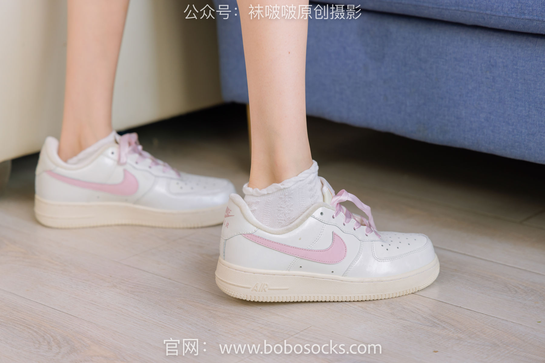 BoBoSocks袜啵啵 No.147 稚予-空军一号板鞋、白棉袜、体操服