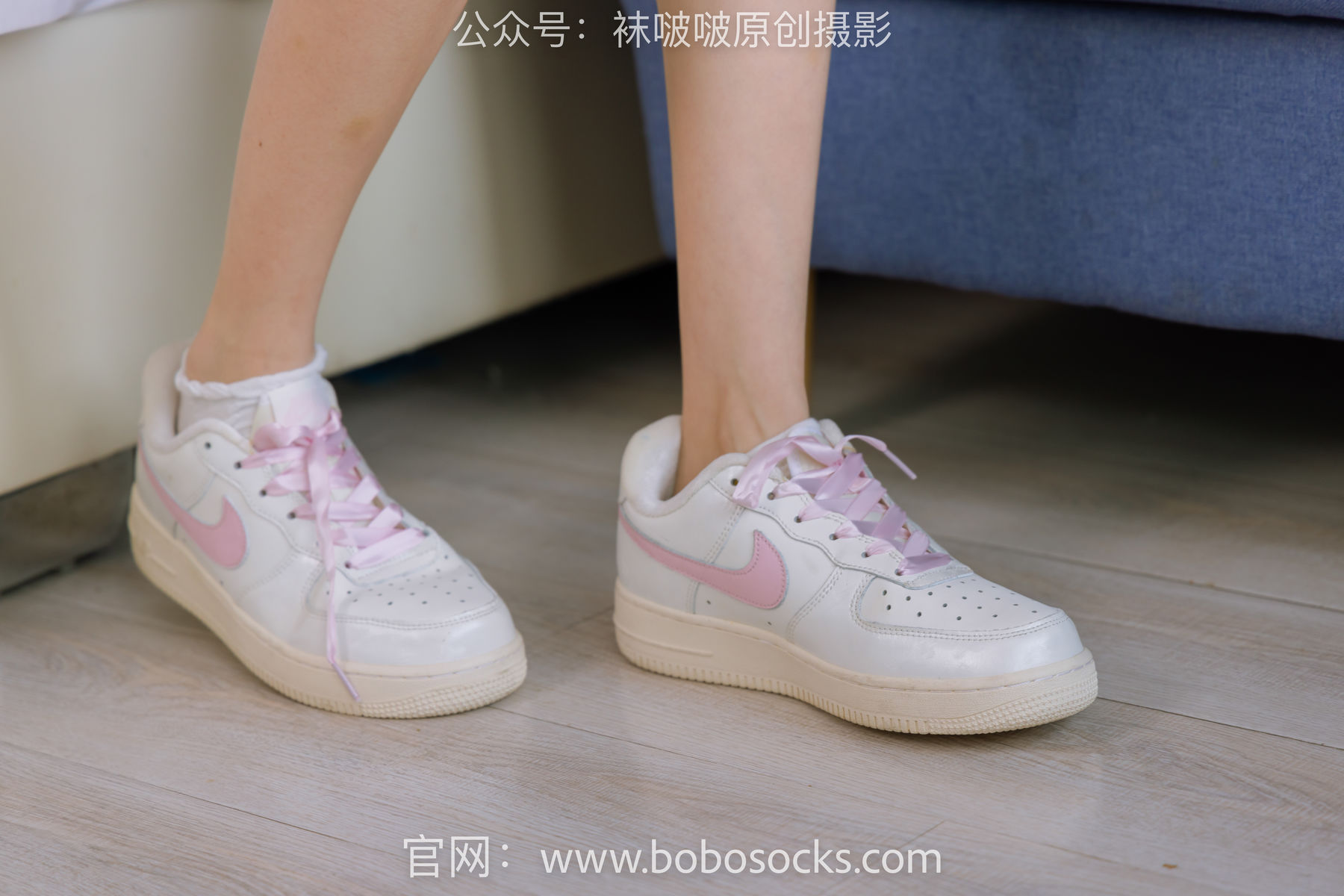 BoBoSocks袜啵啵 No.147 稚予-空军一号板鞋、白棉袜、体操服